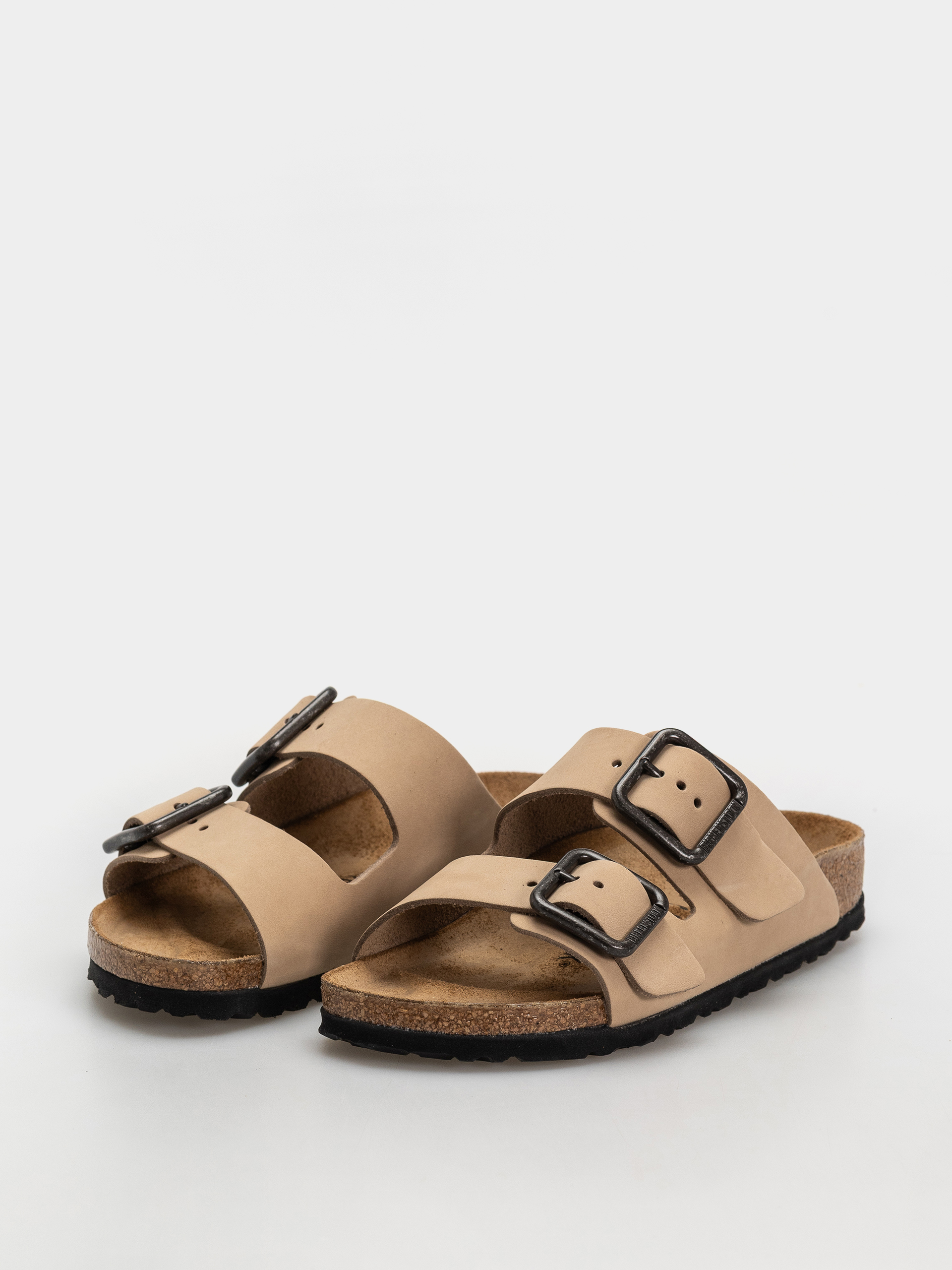 Šľapky Birkenstock Arizona Wire Buckle Nubuck Leather Narrow (sandcastle)