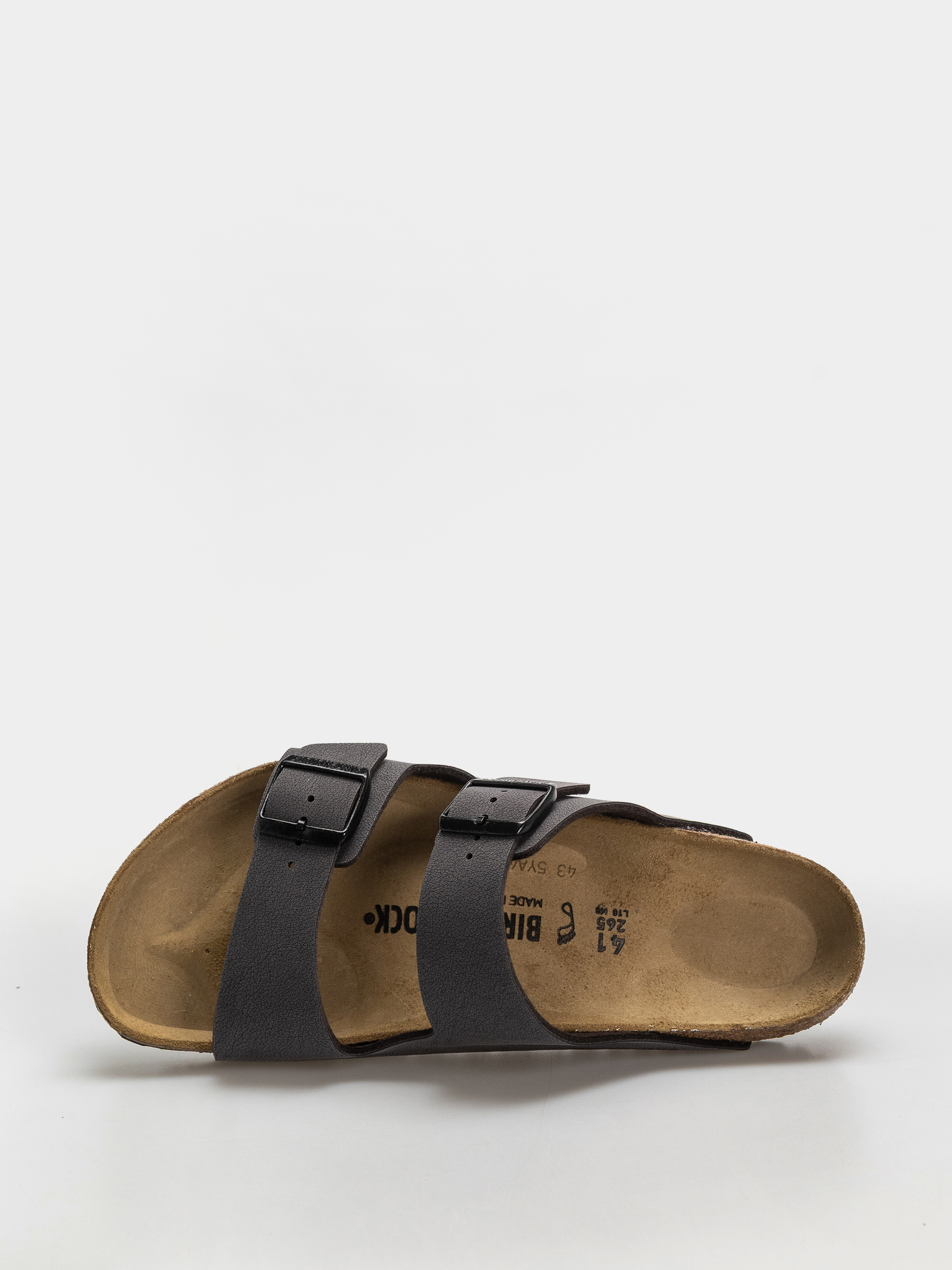 Šľapky Birkenstock Arizona Birkibuc Regular (velvet gray/black)