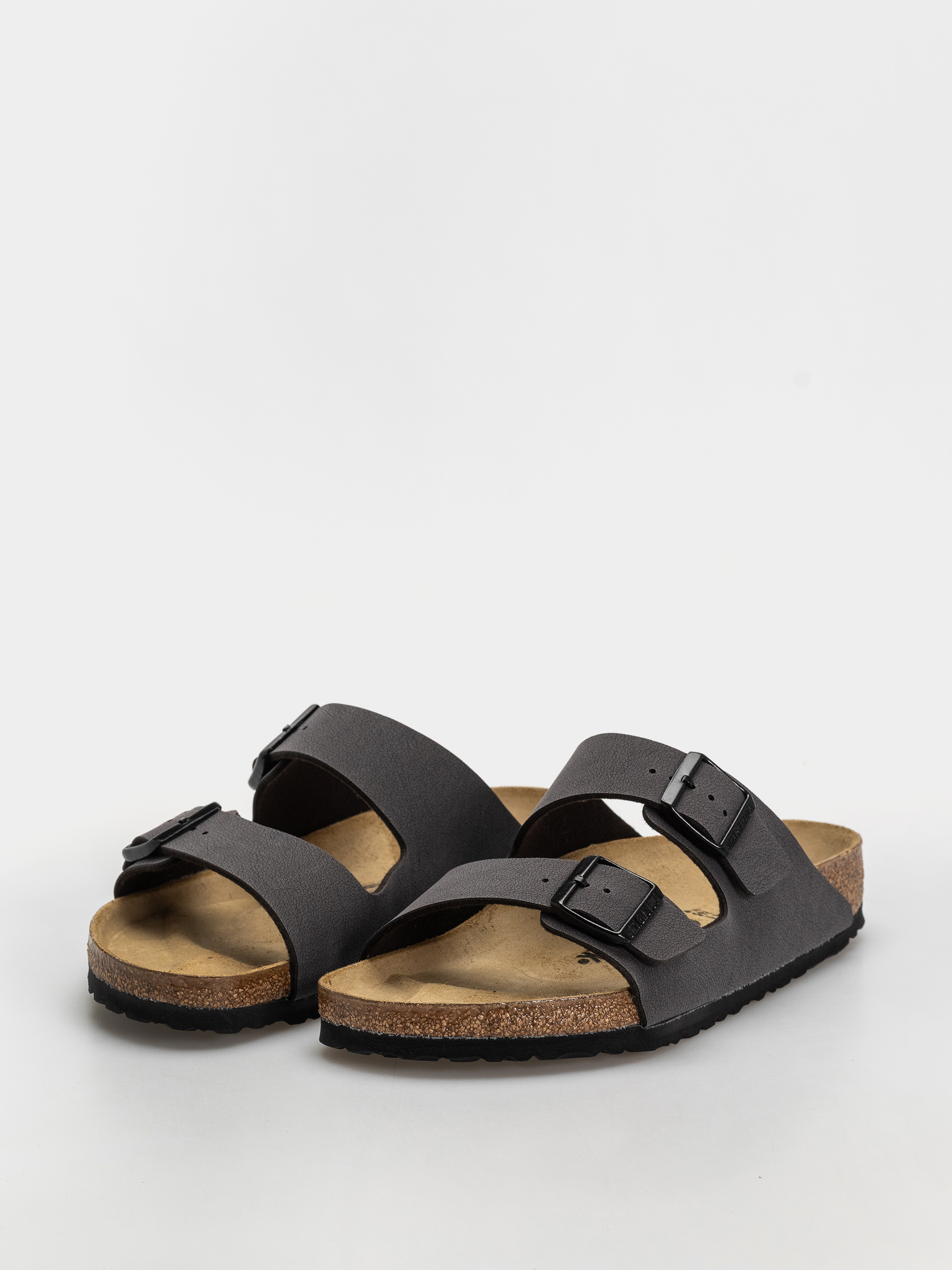 Šľapky Birkenstock Arizona Birkibuc Regular (velvet gray/black)