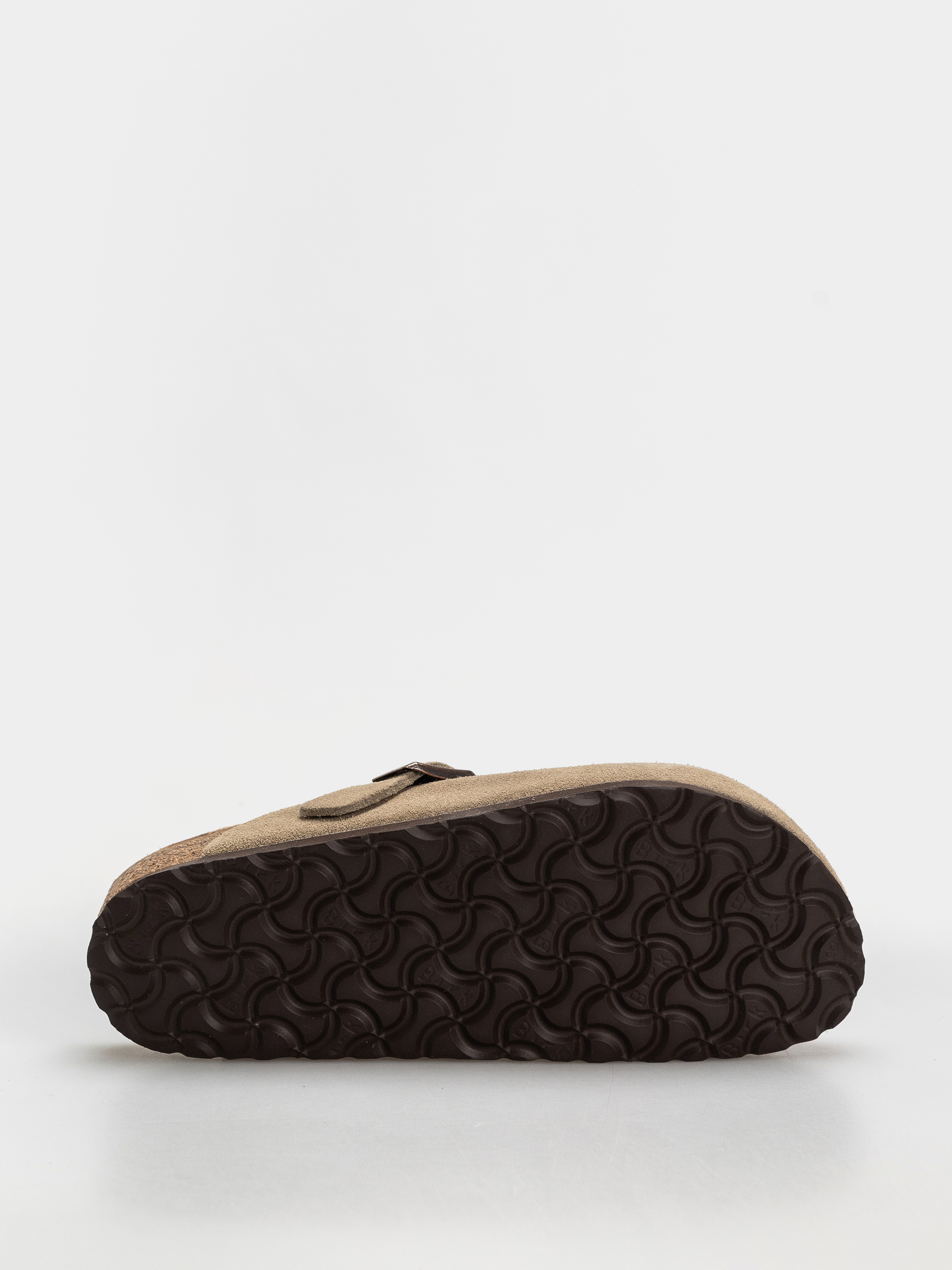 Šľapky Birkenstock Boston Suede Leather Narrow Wmn (taupe)