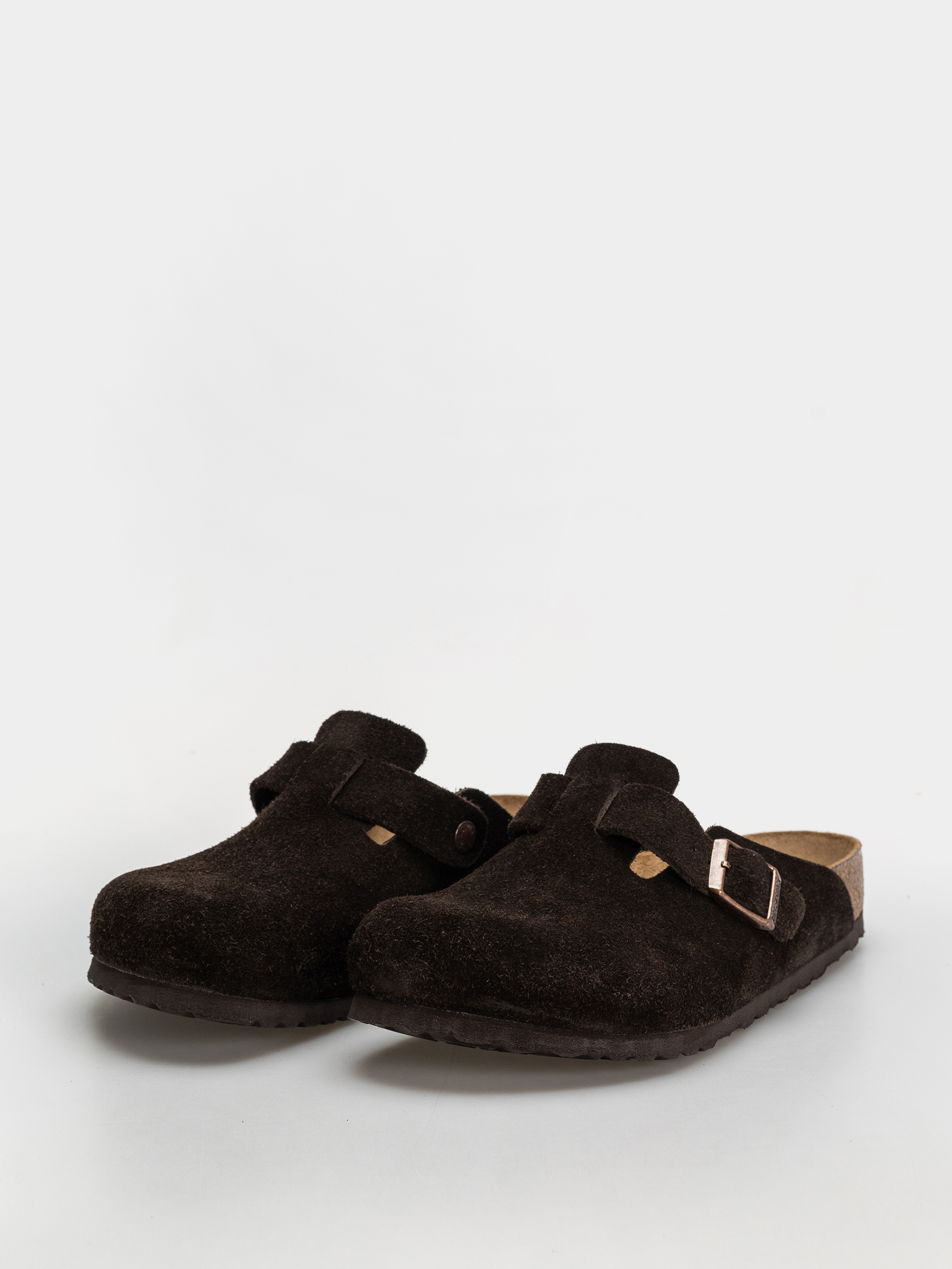 Šľapky Birkenstock Boston Suede Regular (mocha)