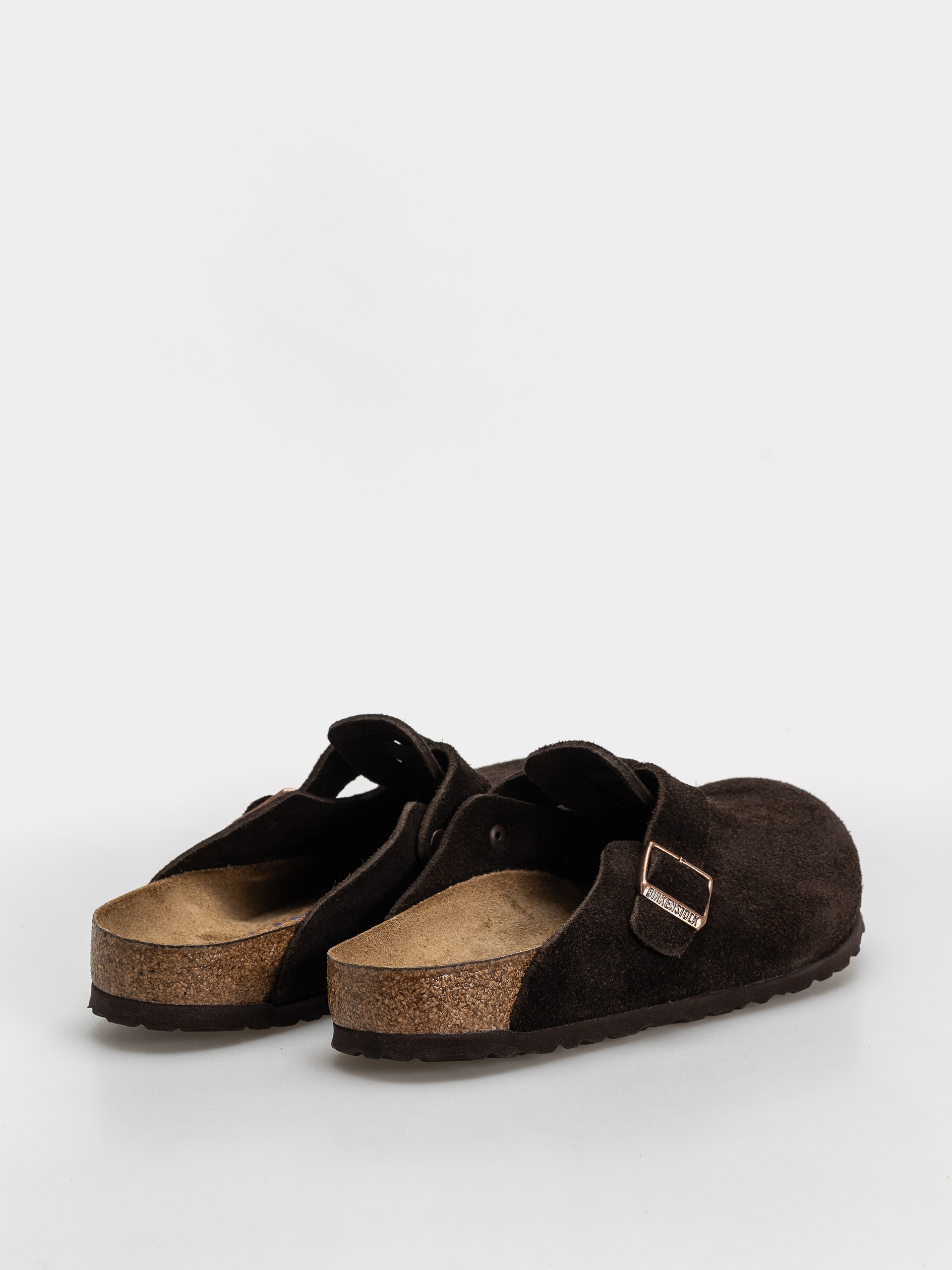 Šľapky Birkenstock Boston Suede Regular (mocha)