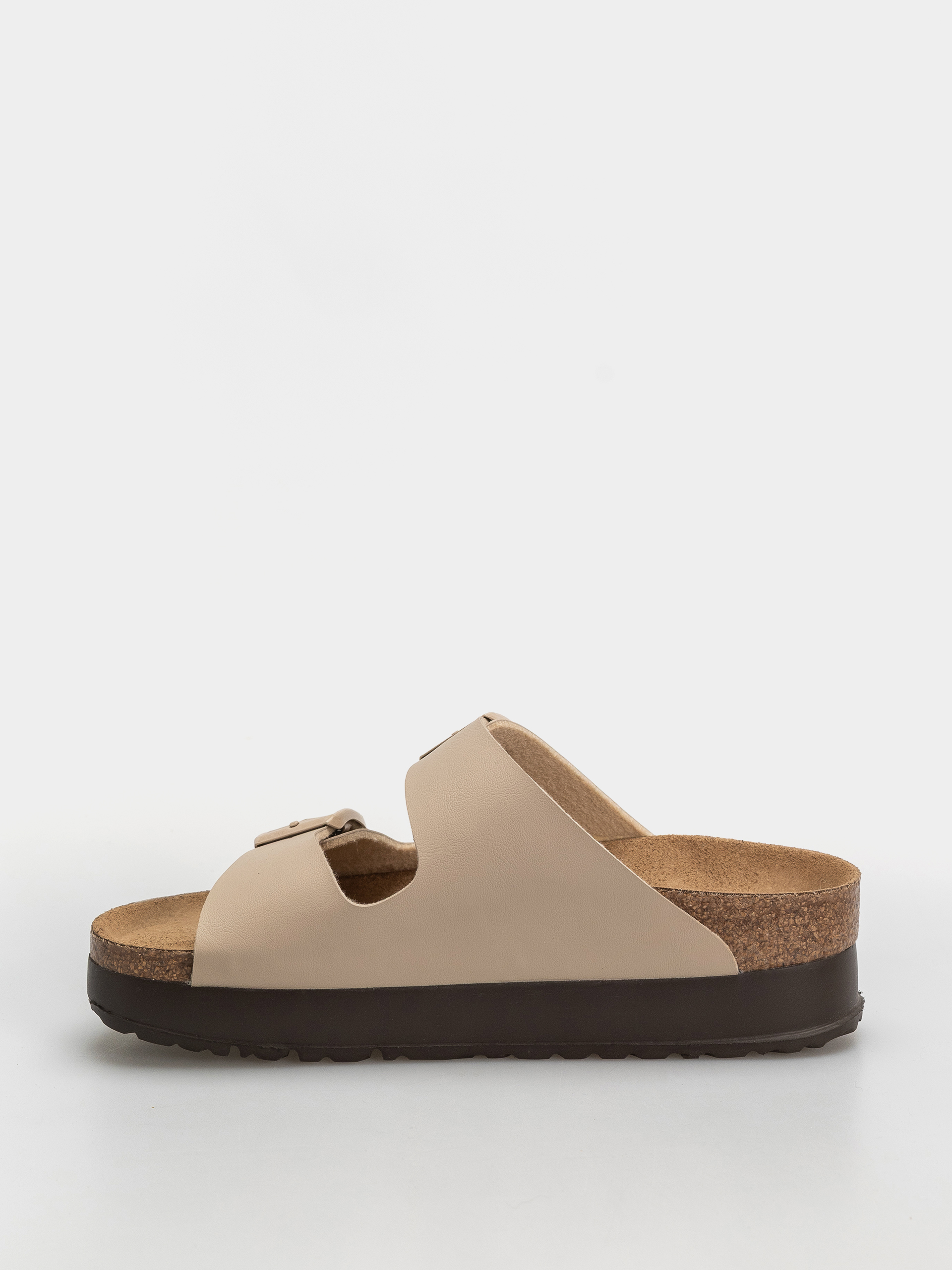 Šľapky Birkenstock Arizona Flex Platform Birko Flor Narrow Wmn (sandcastle)