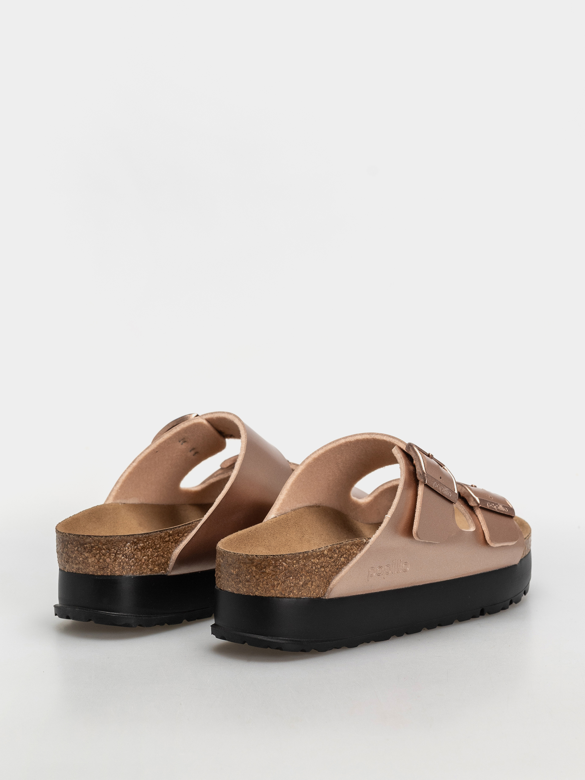 Šľapky Birkenstock Arizona Flex Platform Birko Flor Narrow Wmn (electric metallic copper)