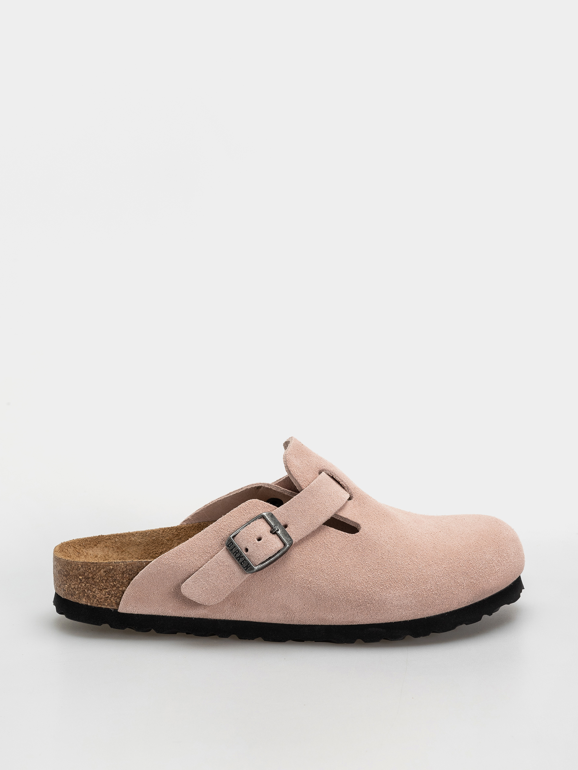 Šľapky Birkenstock Boston Suede Leather Narrow