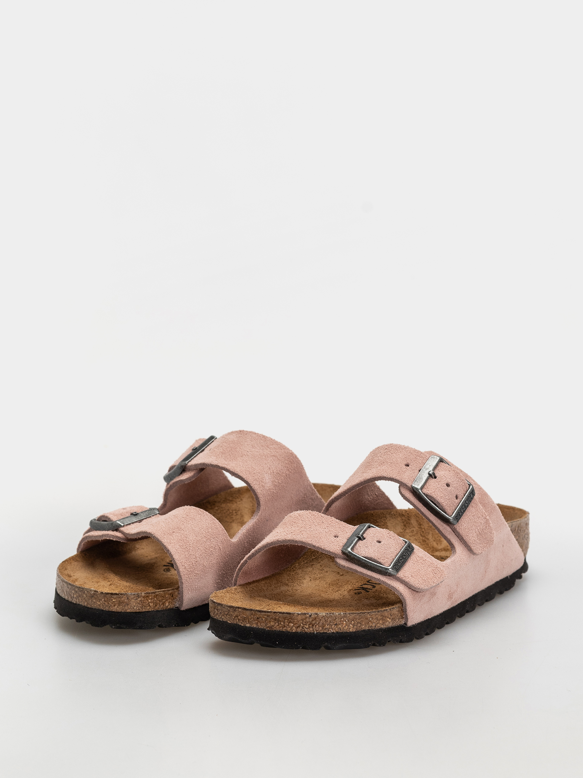Šľapky Birkenstock Arizona Suede Leather Narrow (pink clay)