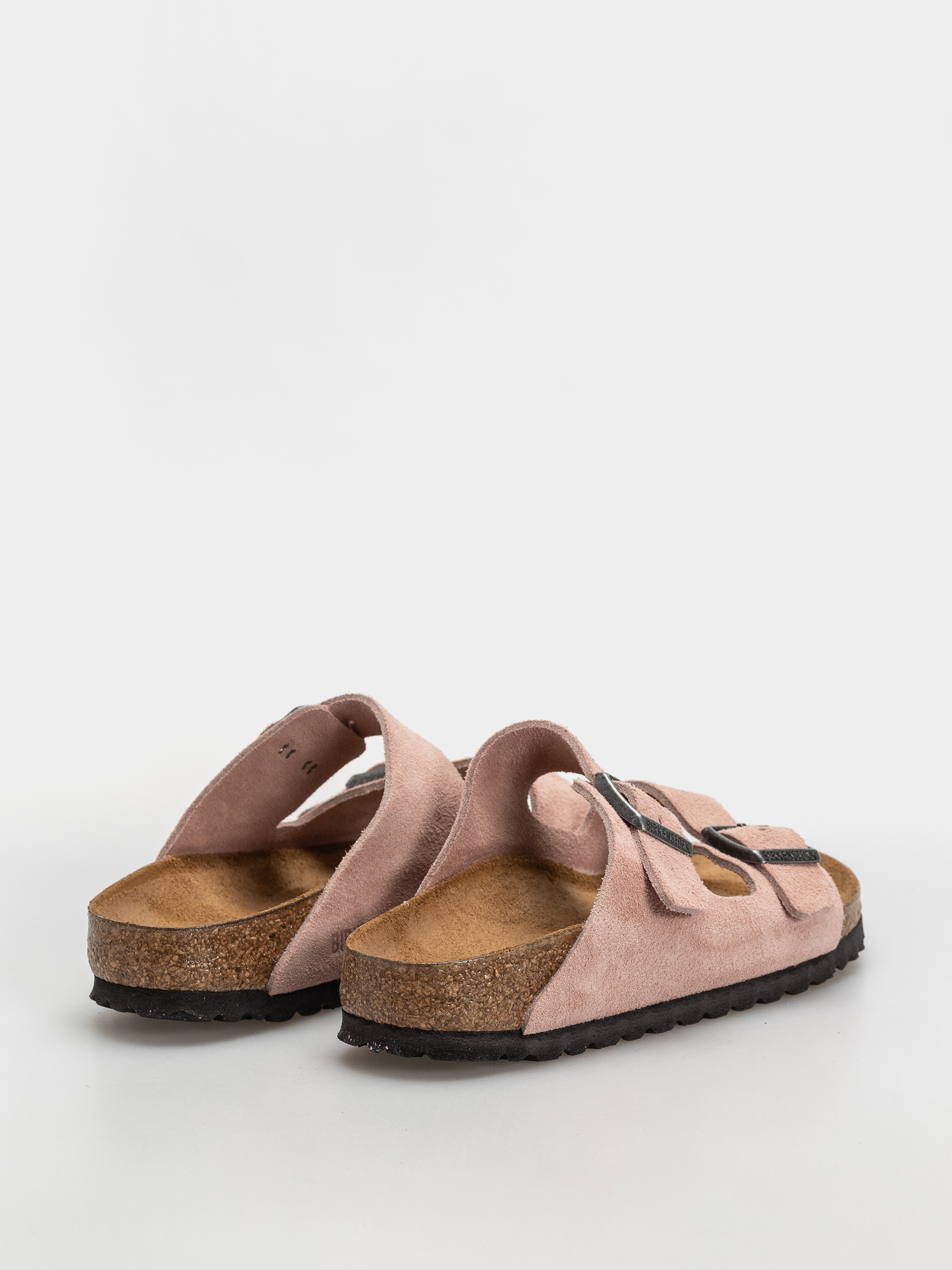 Šľapky Birkenstock Arizona Suede Leather Narrow (pink clay)