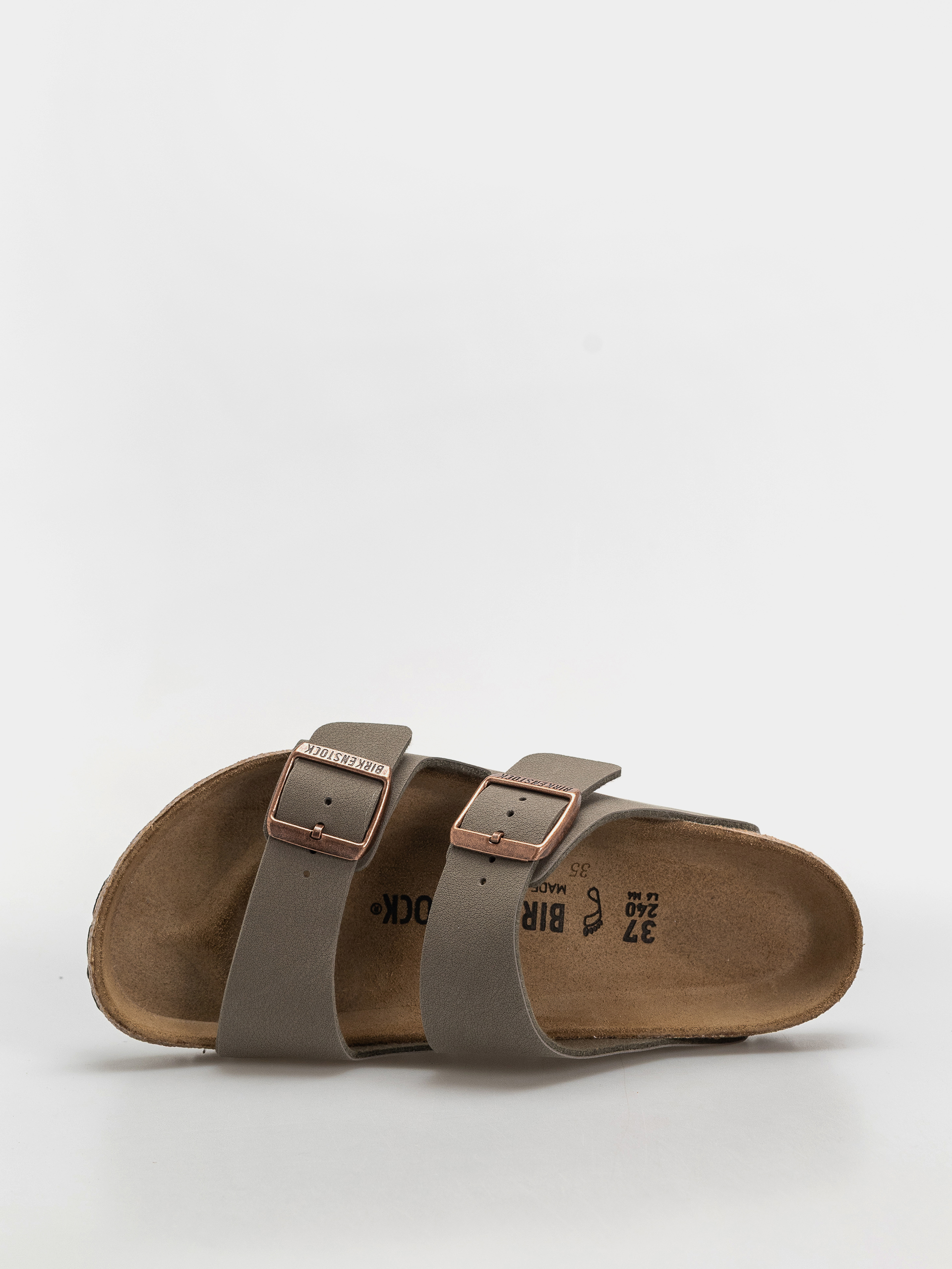 Šľapky Birkenstock Arizona Birkibuc Regular (stone)