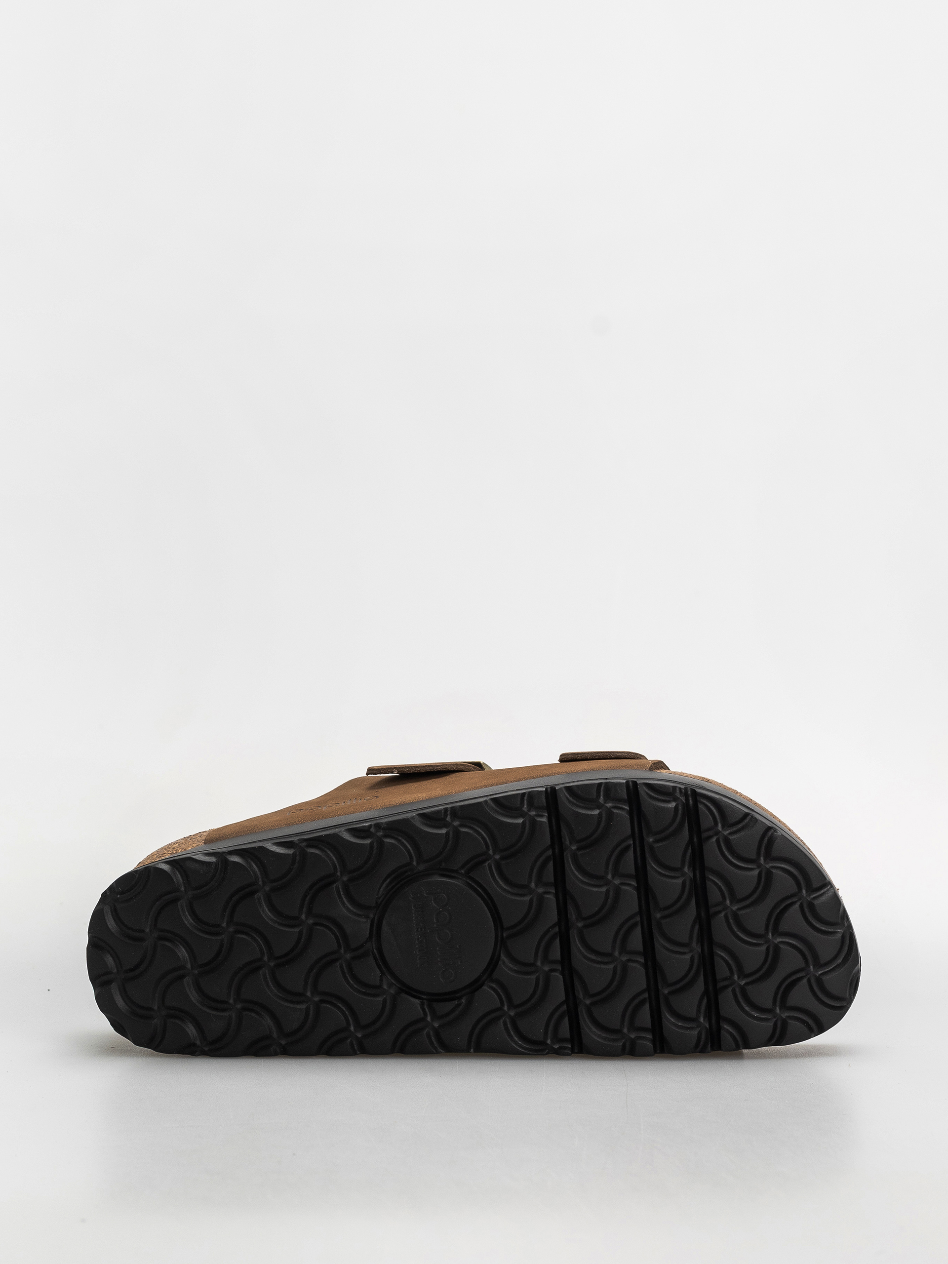 Šľapky Birkenstock Arizona Flex Platform Nubuck Leather Narrow Wmn (dark tea)