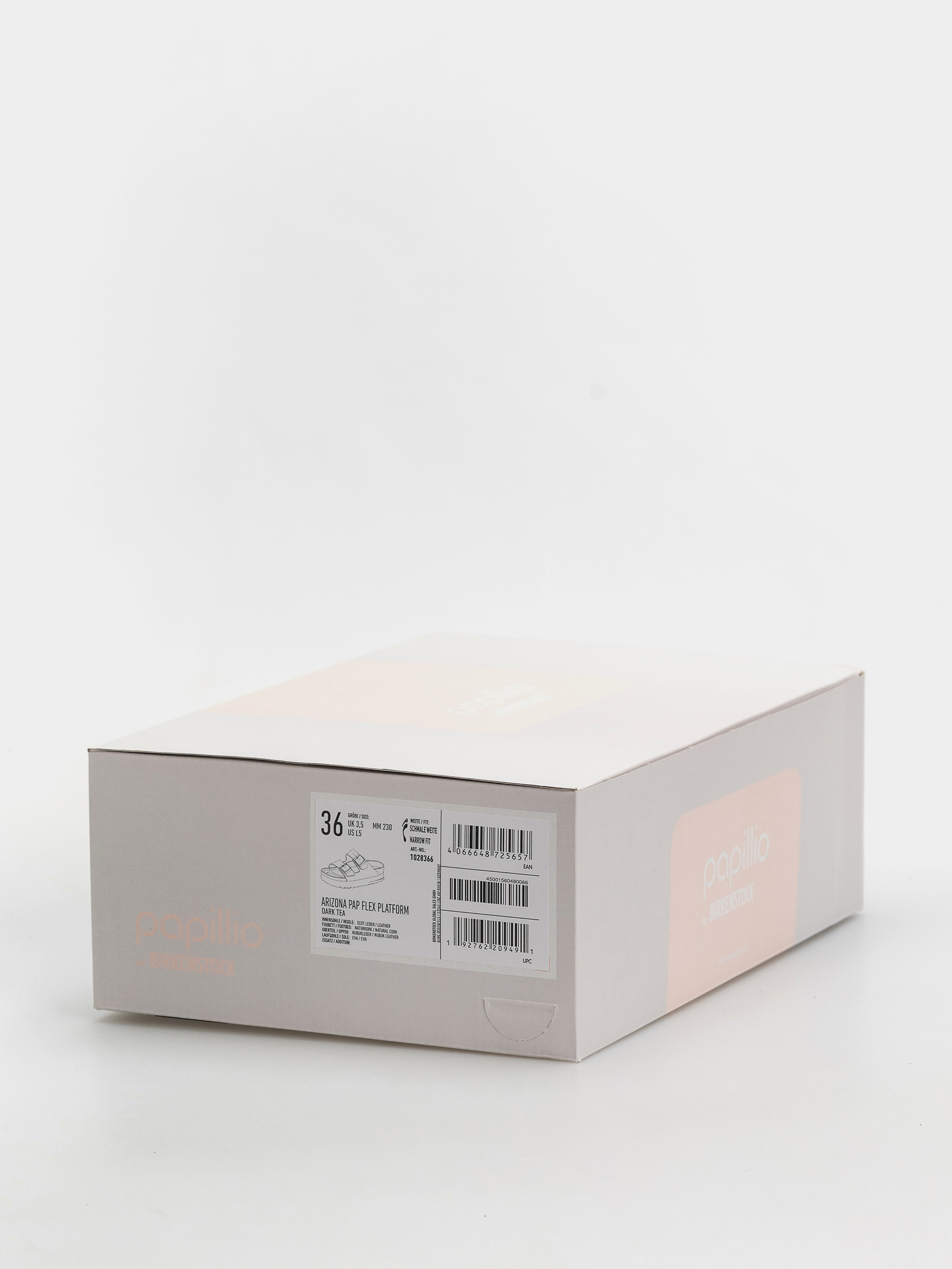 Šľapky Birkenstock Arizona Flex Platform Nubuck Leather Narrow Wmn (dark tea)