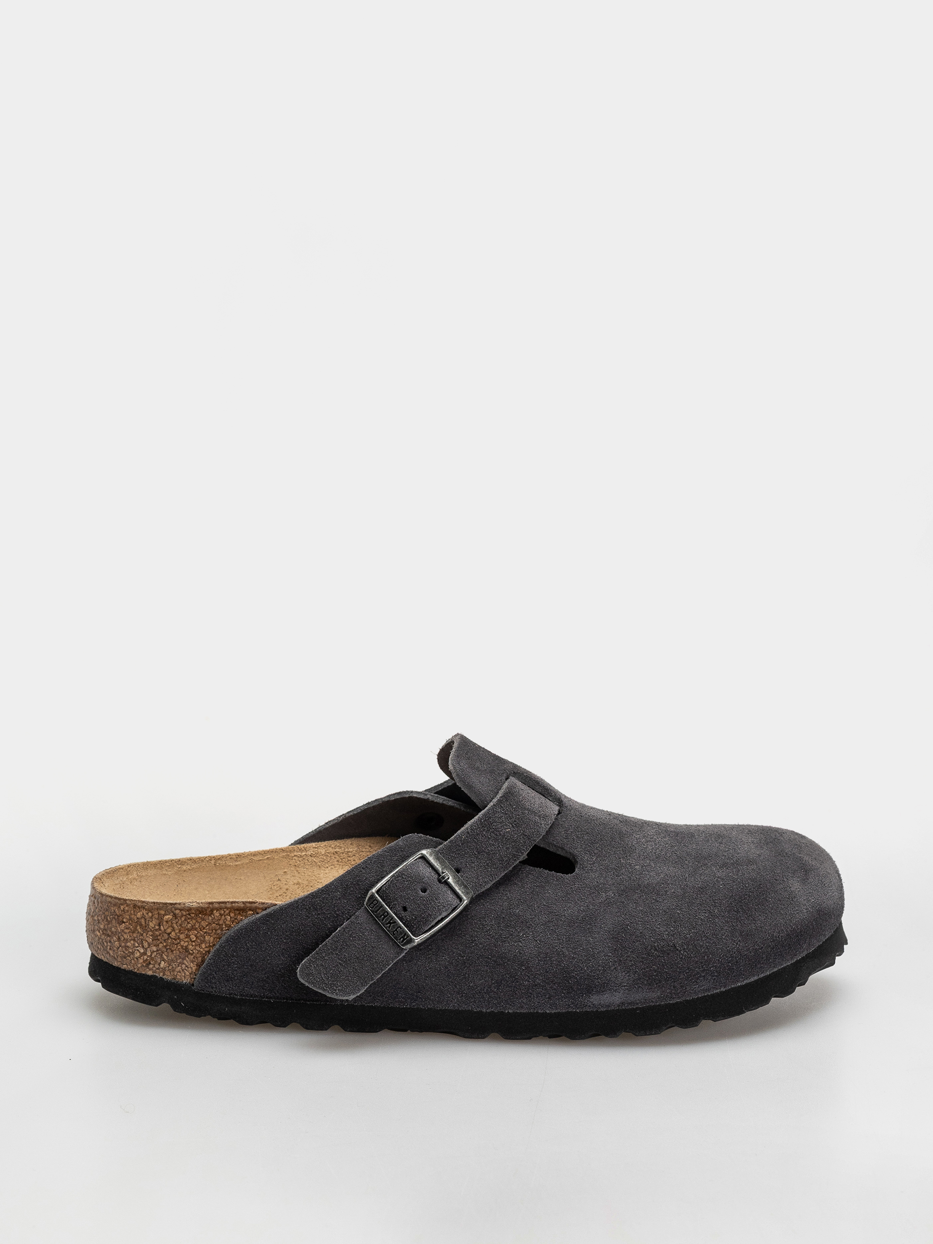 Šľapky Birkenstock Boston Suede Leather Narrow
