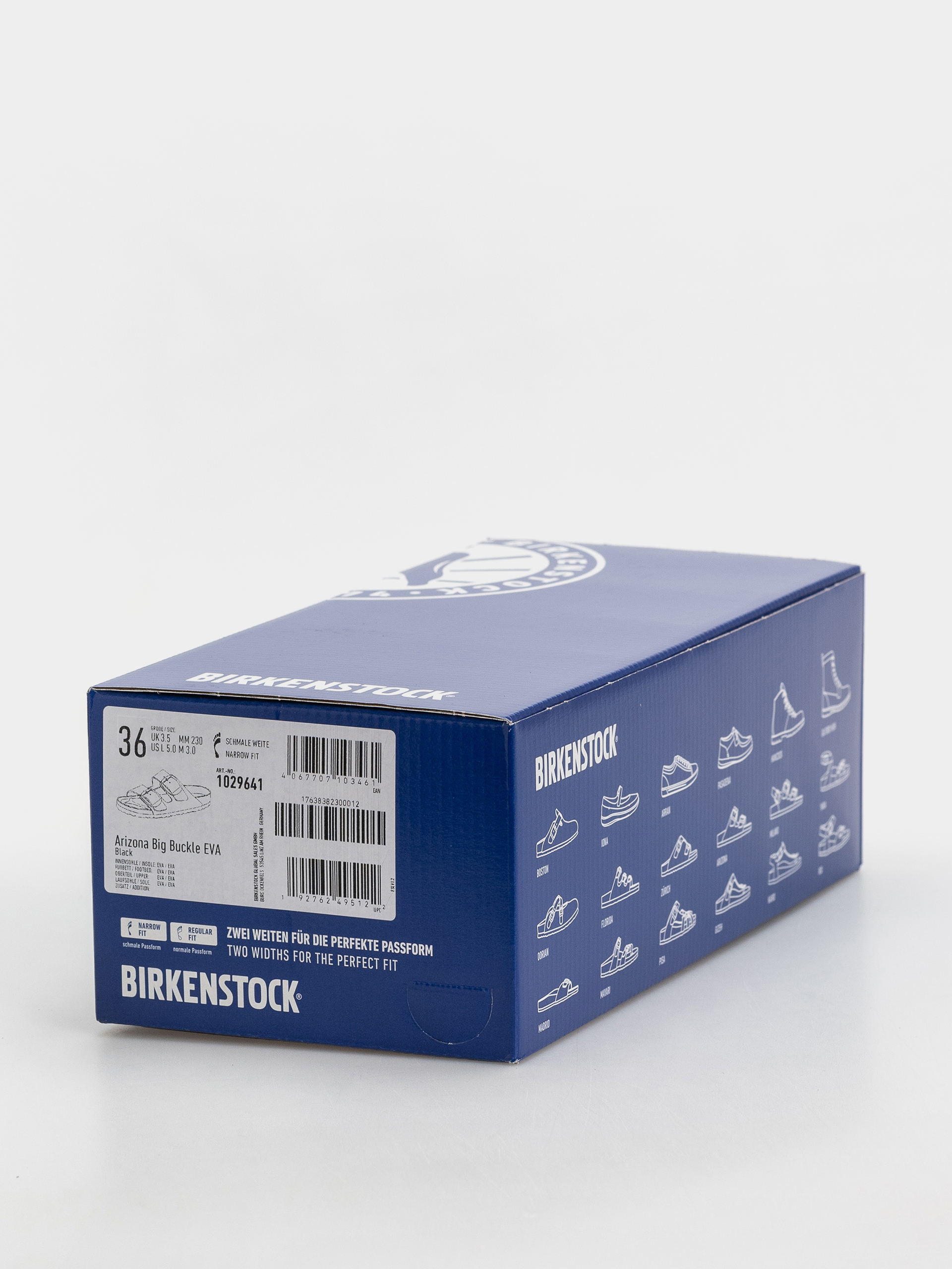Šľapky Birkenstock Arizona Big Buckle EVA Narrow Wmn (black)
