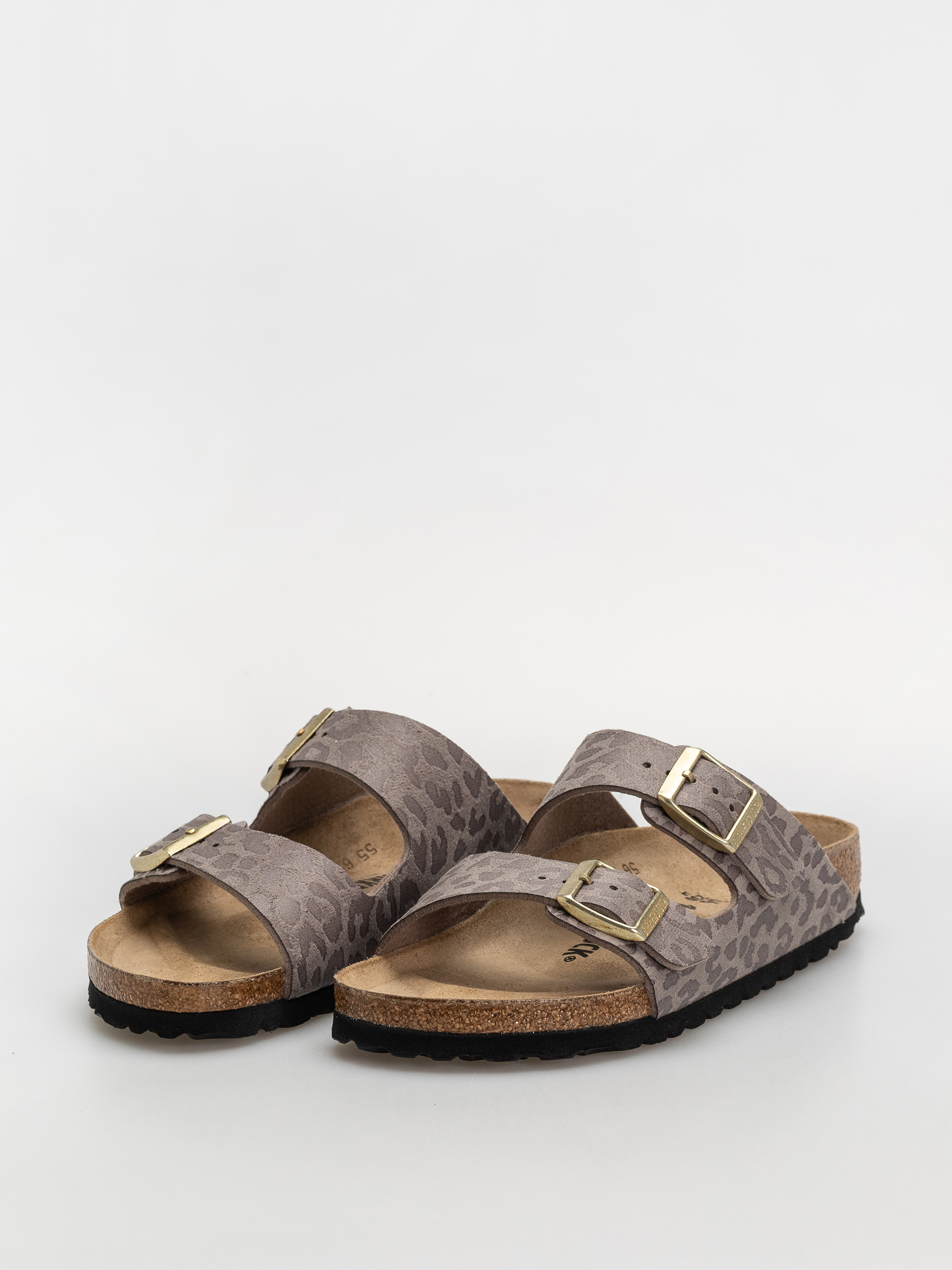 Šľapky Birkenstock Arizona Synthetics Narrow Wmn (syn leo grey taupe)