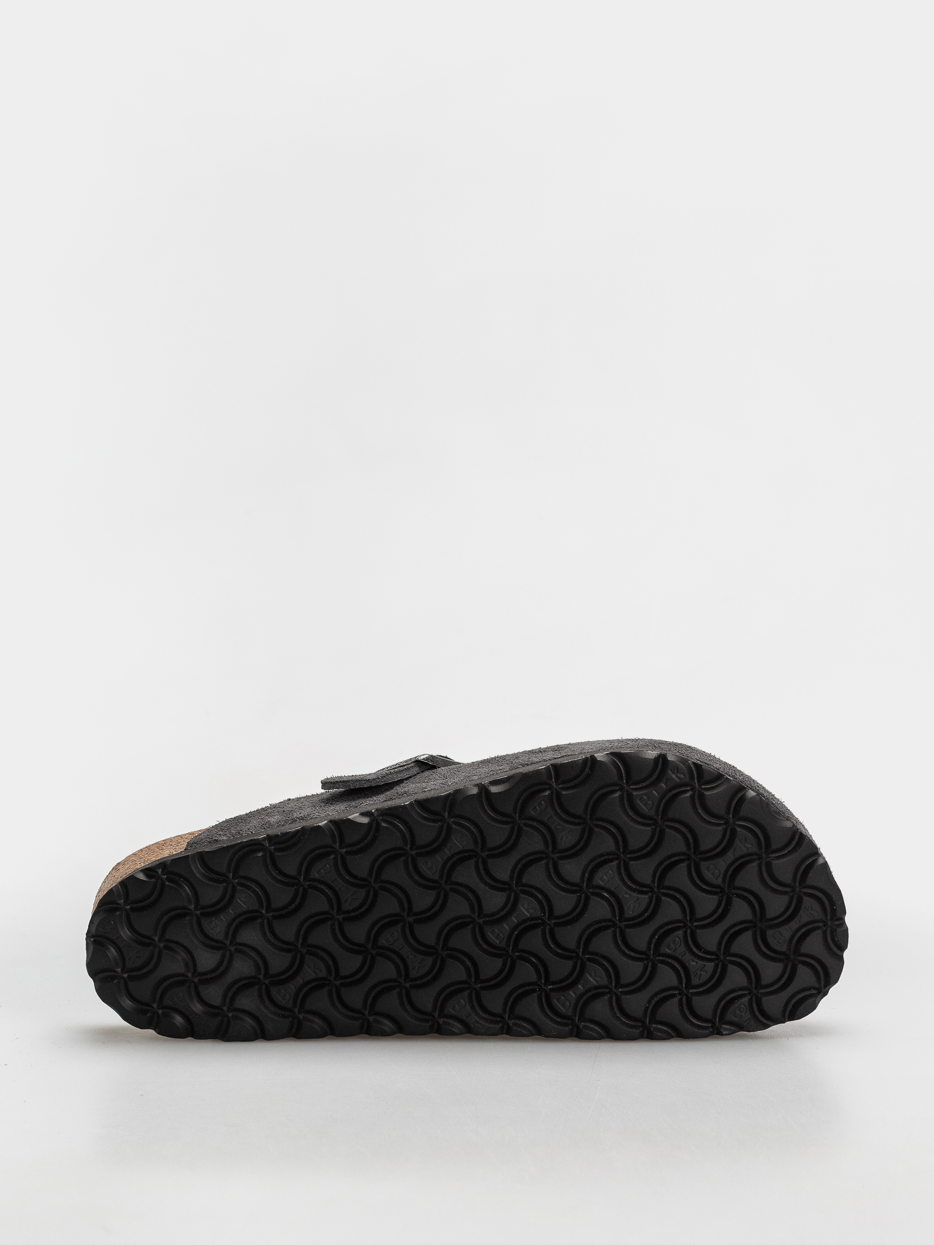 Šľapky Birkenstock Boston Suede Leather Regular (charcoal)