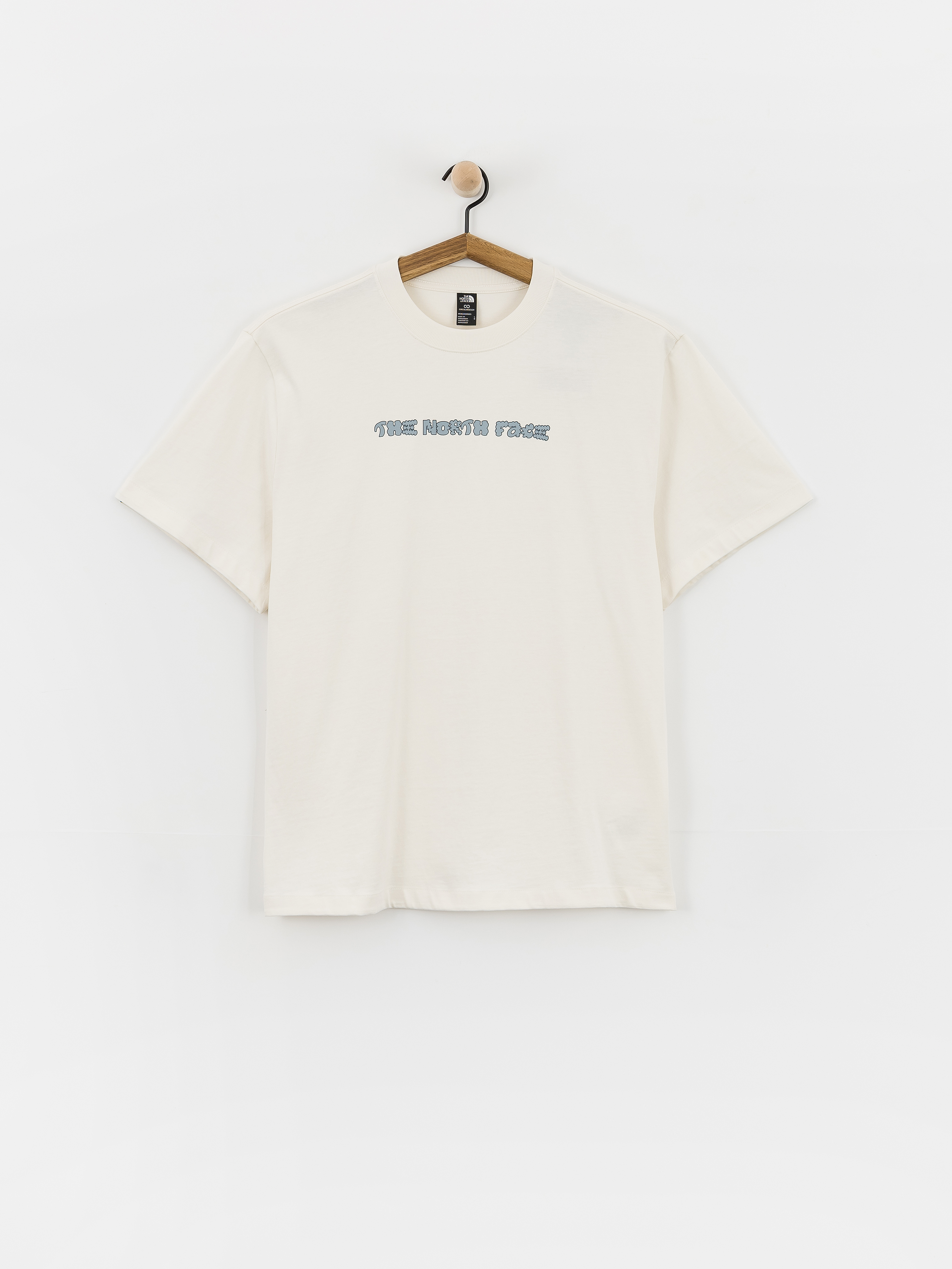 Tričko The North Face Logo Twist Relaxed (white dune)