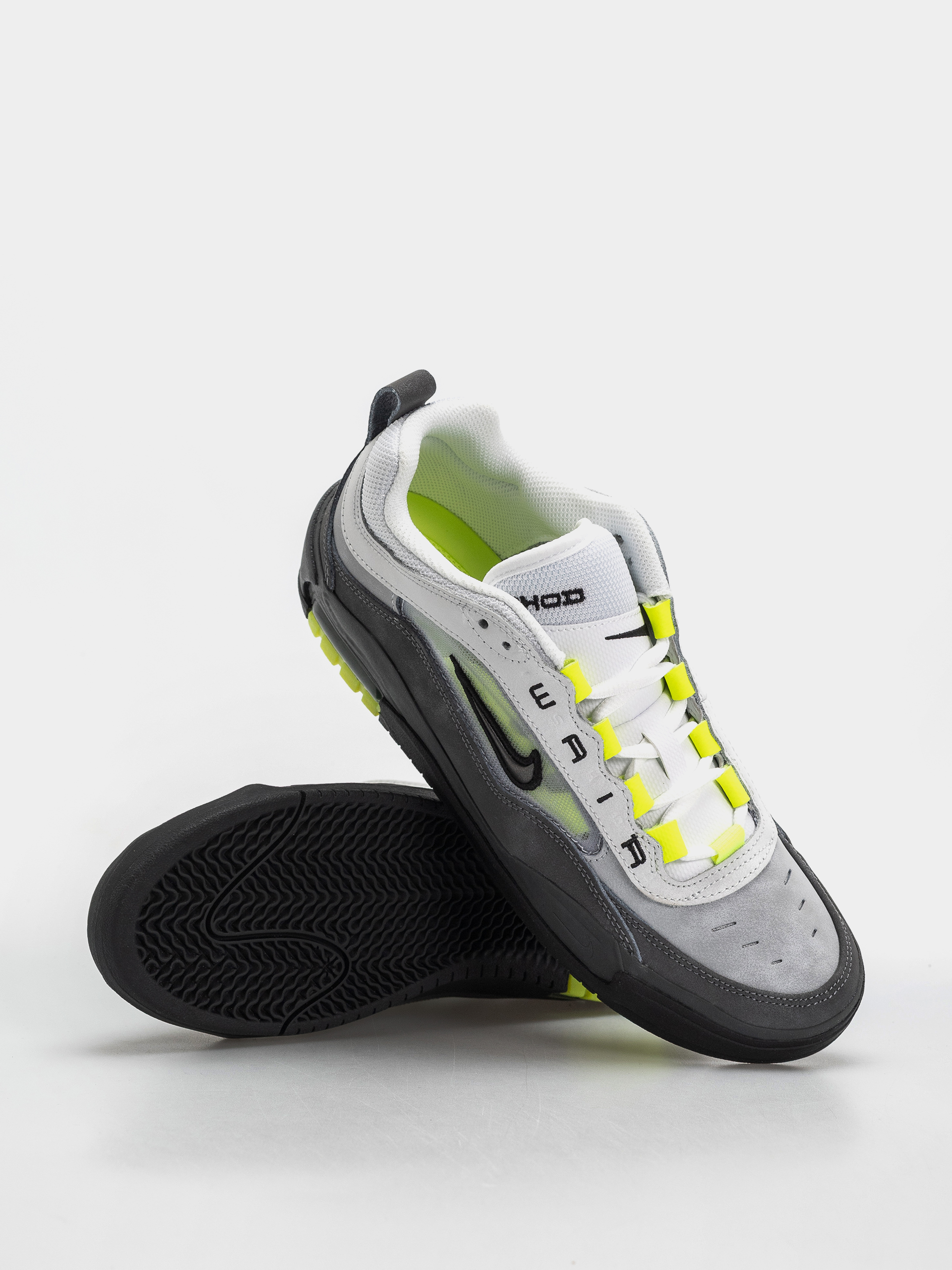 Topánky Nike SB Air Max Ishod (black/neon yellow anthracite lt graphite)