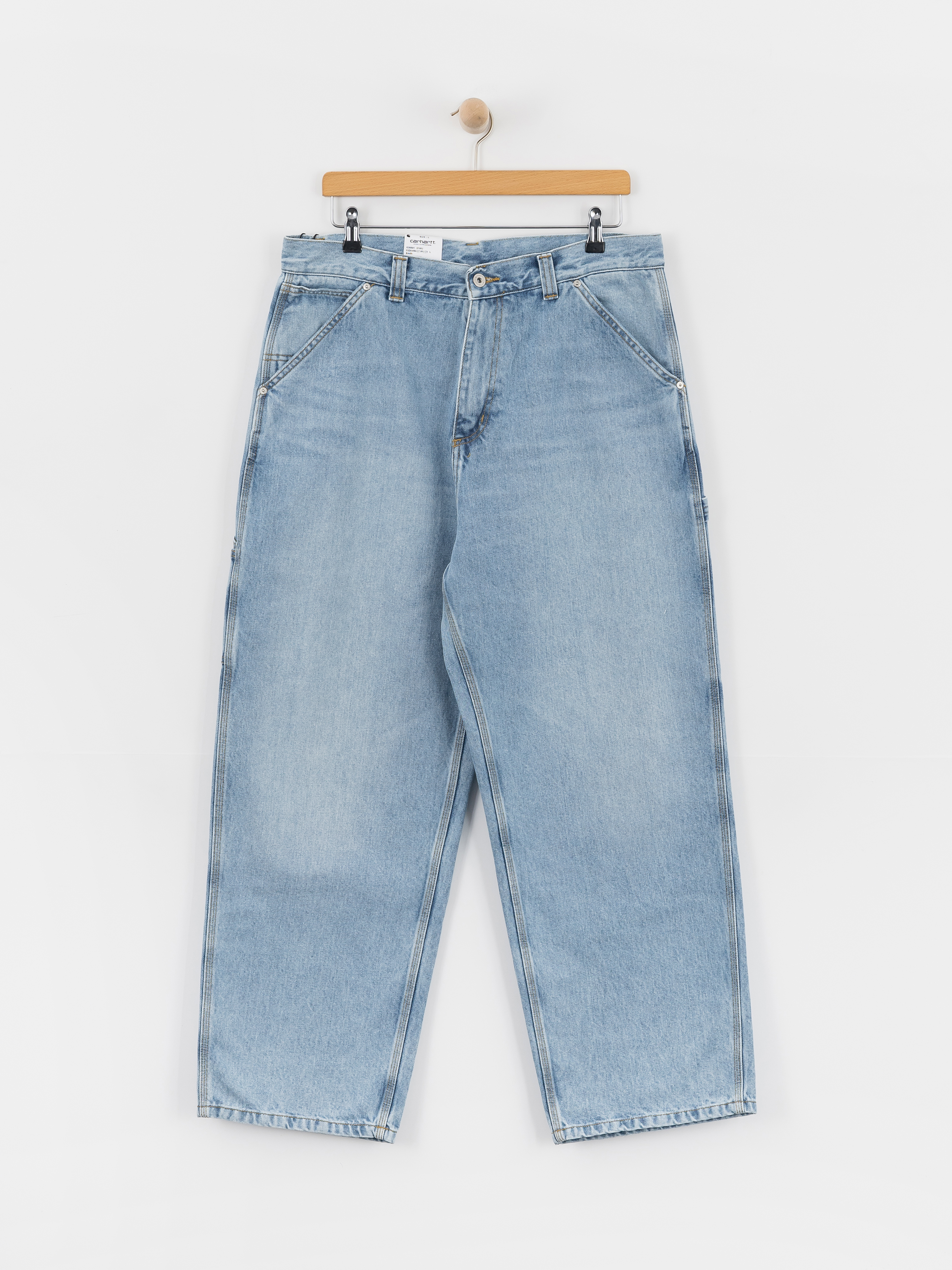 Nohavice Carhartt WIP Belmont (blue heavy worn bleached)