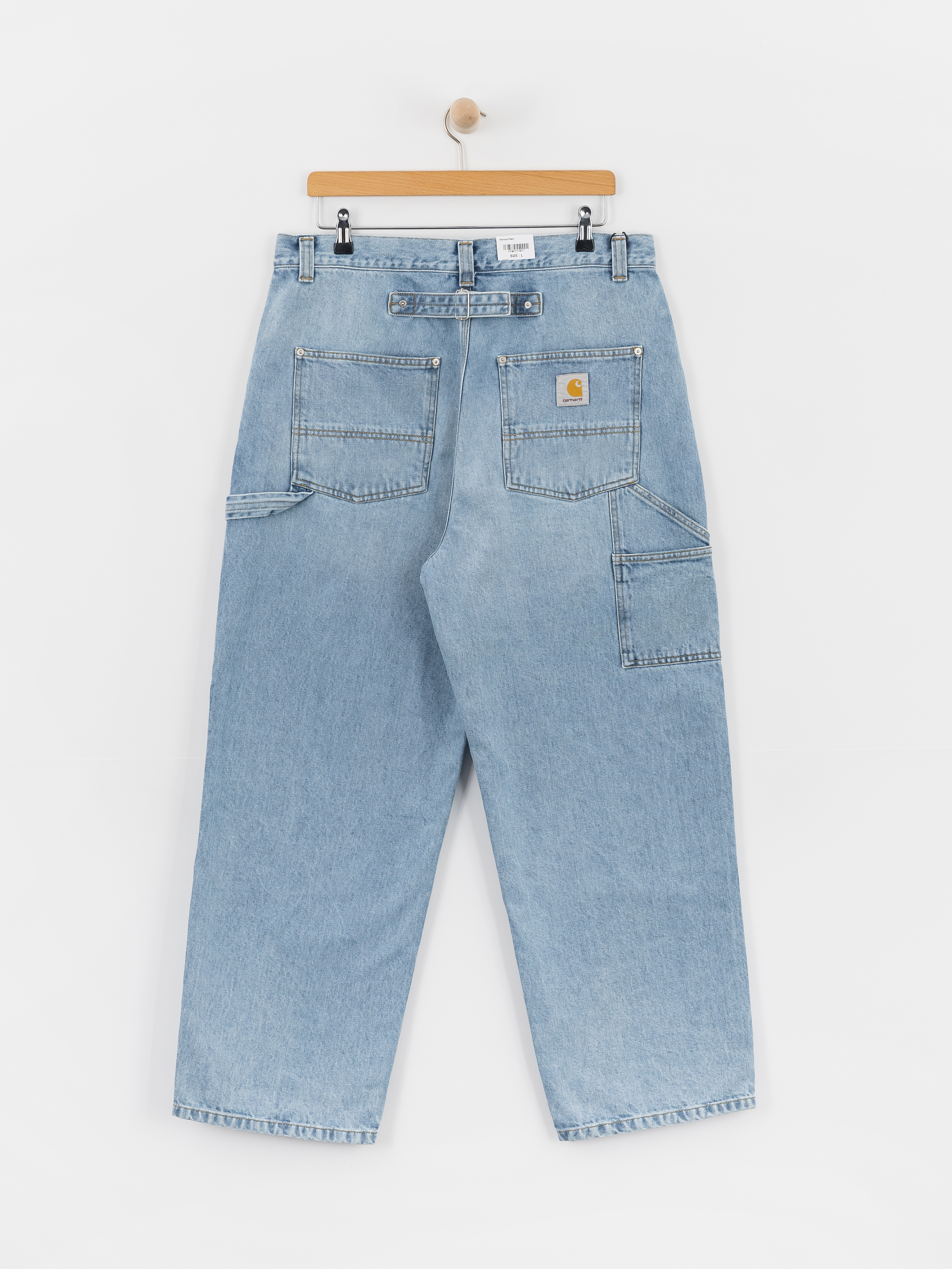 Nohavice Carhartt WIP Belmont (blue heavy worn bleached)