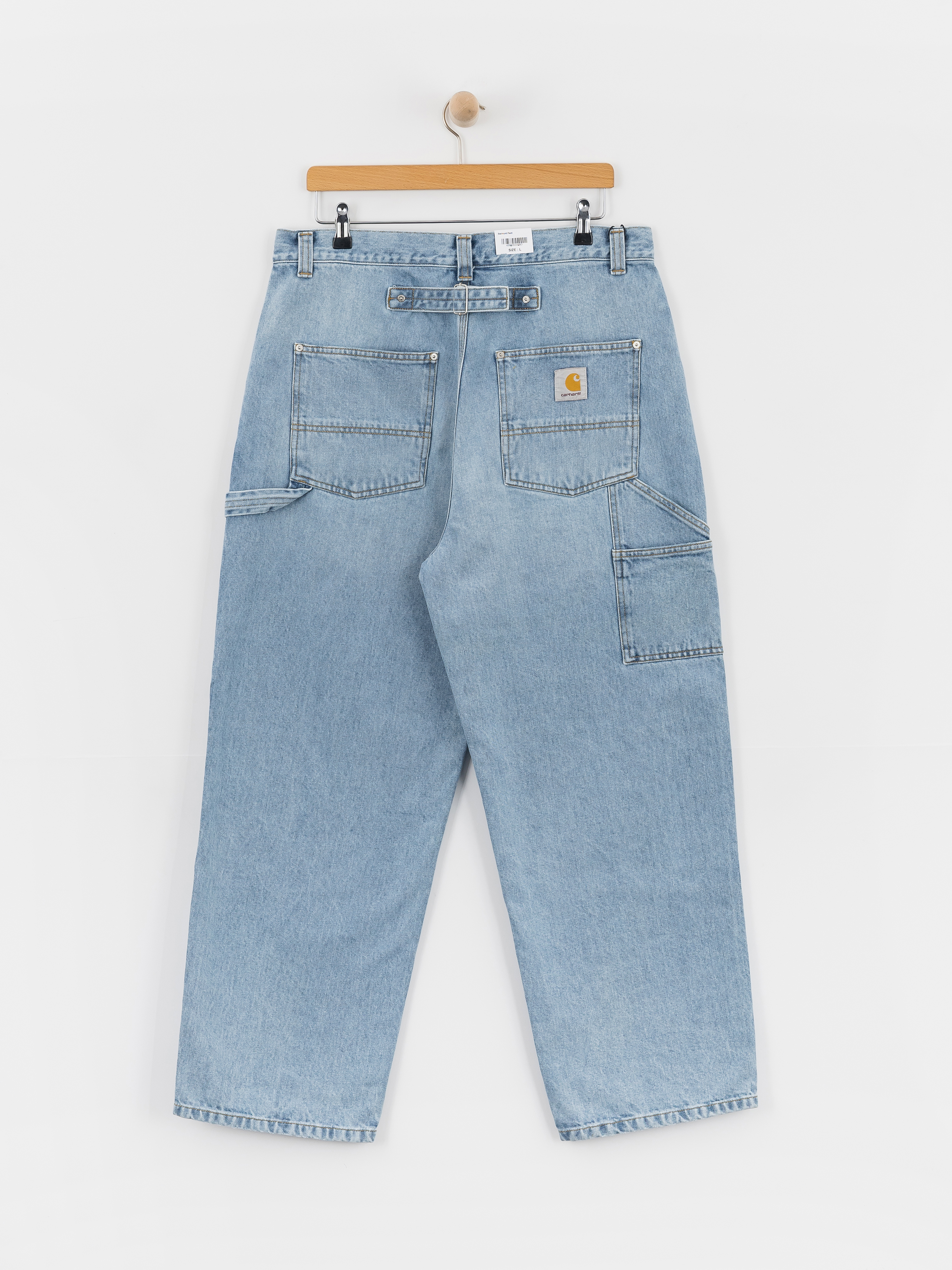 Nohavice Carhartt WIP Belmont (blue heavy worn bleached)