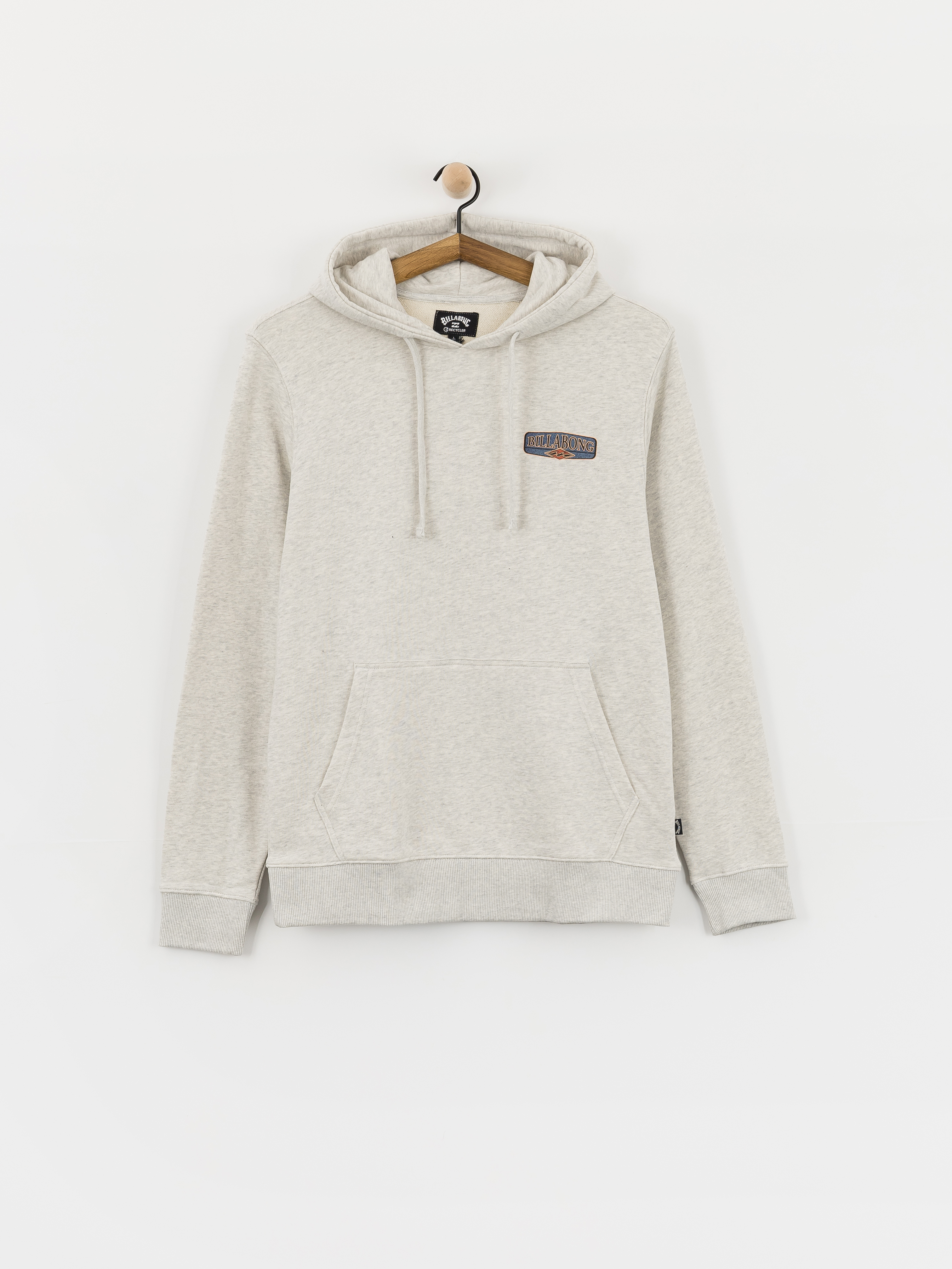 Mikina s kapucňou Billabong Foundation HD (light grey heather)