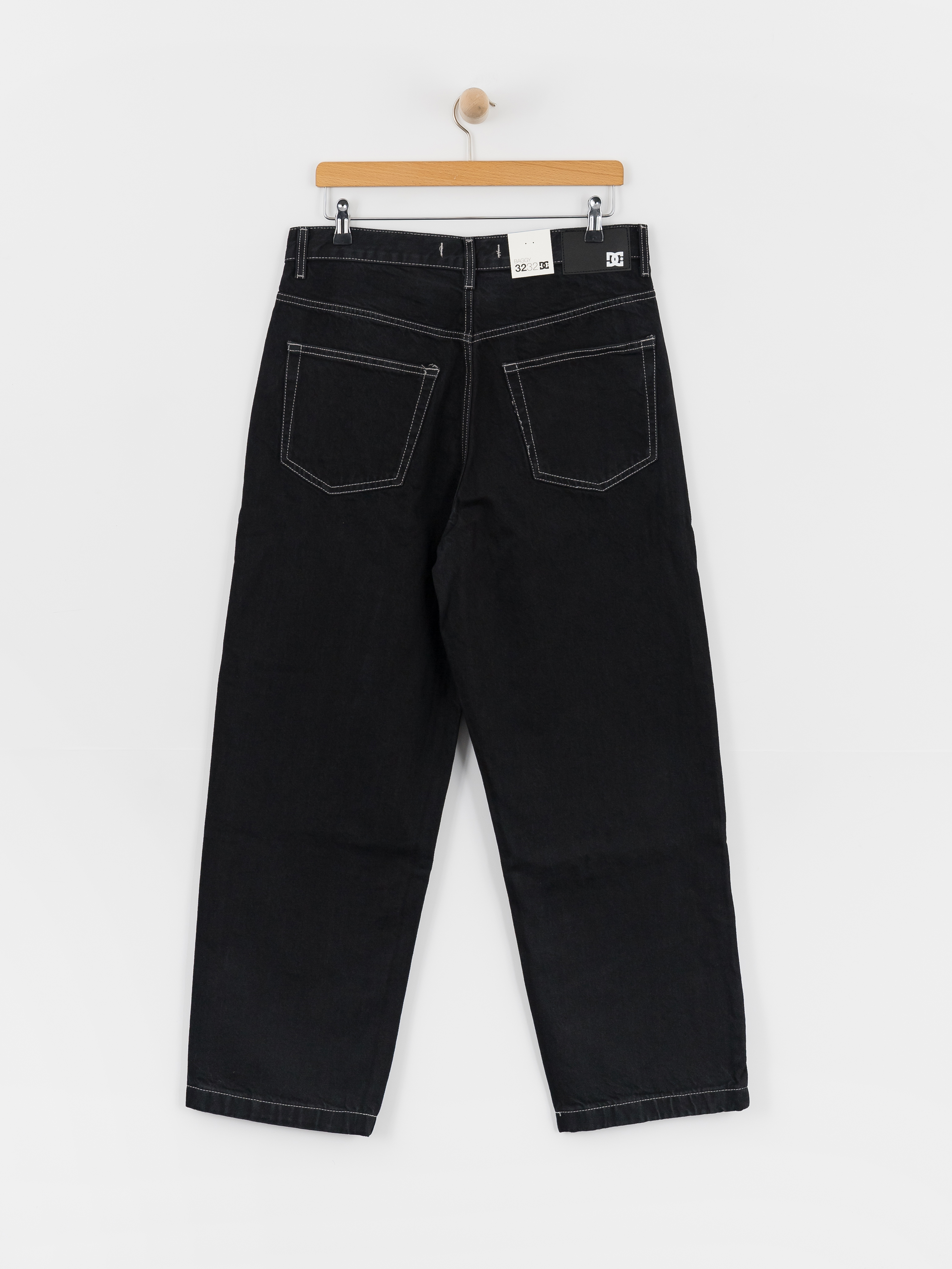 Nohavice DC Baggy Denim (black tint)