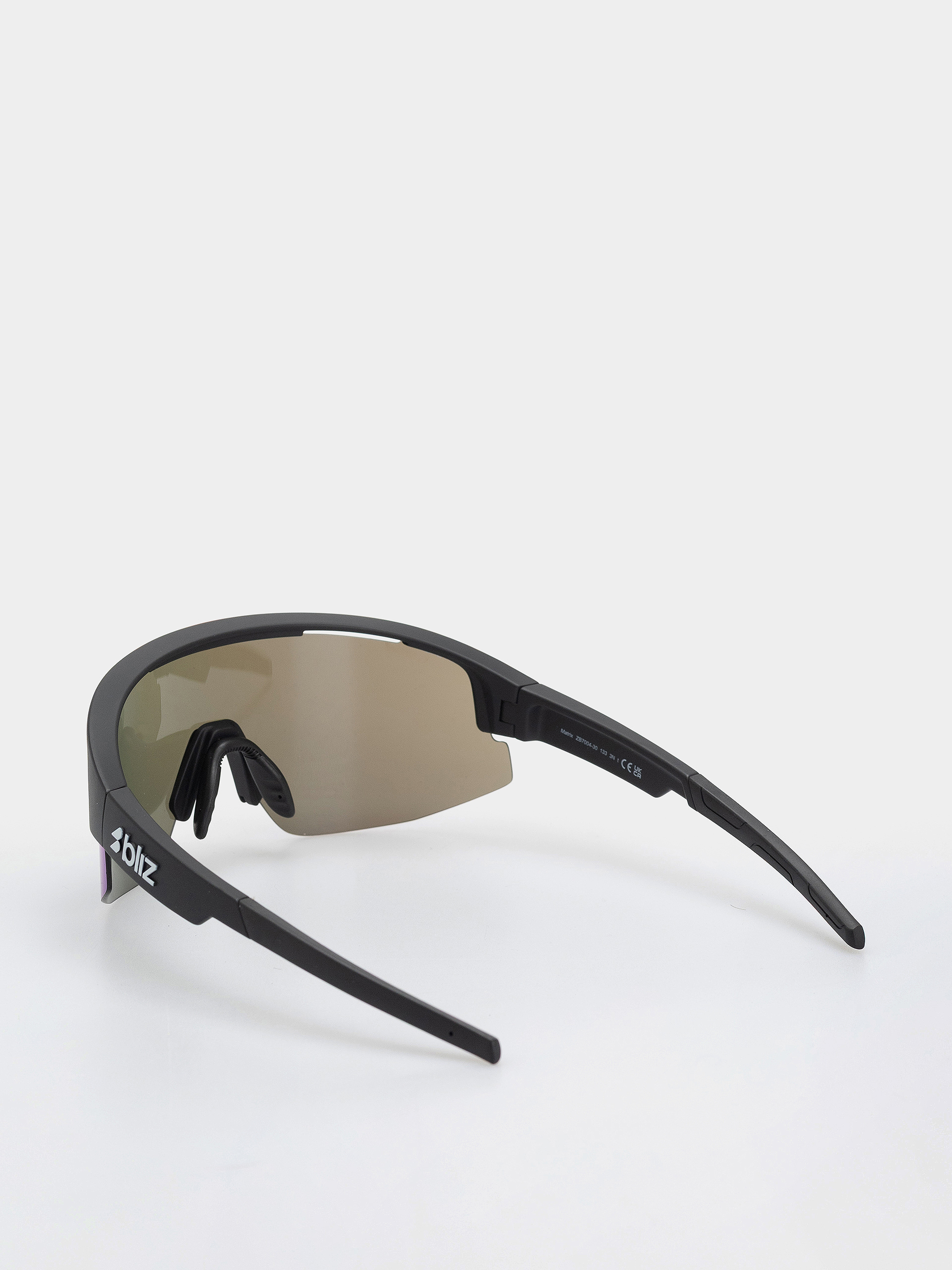 Slnečné okuliare Bliz Matrix (matte black/smoke w blue multi)
