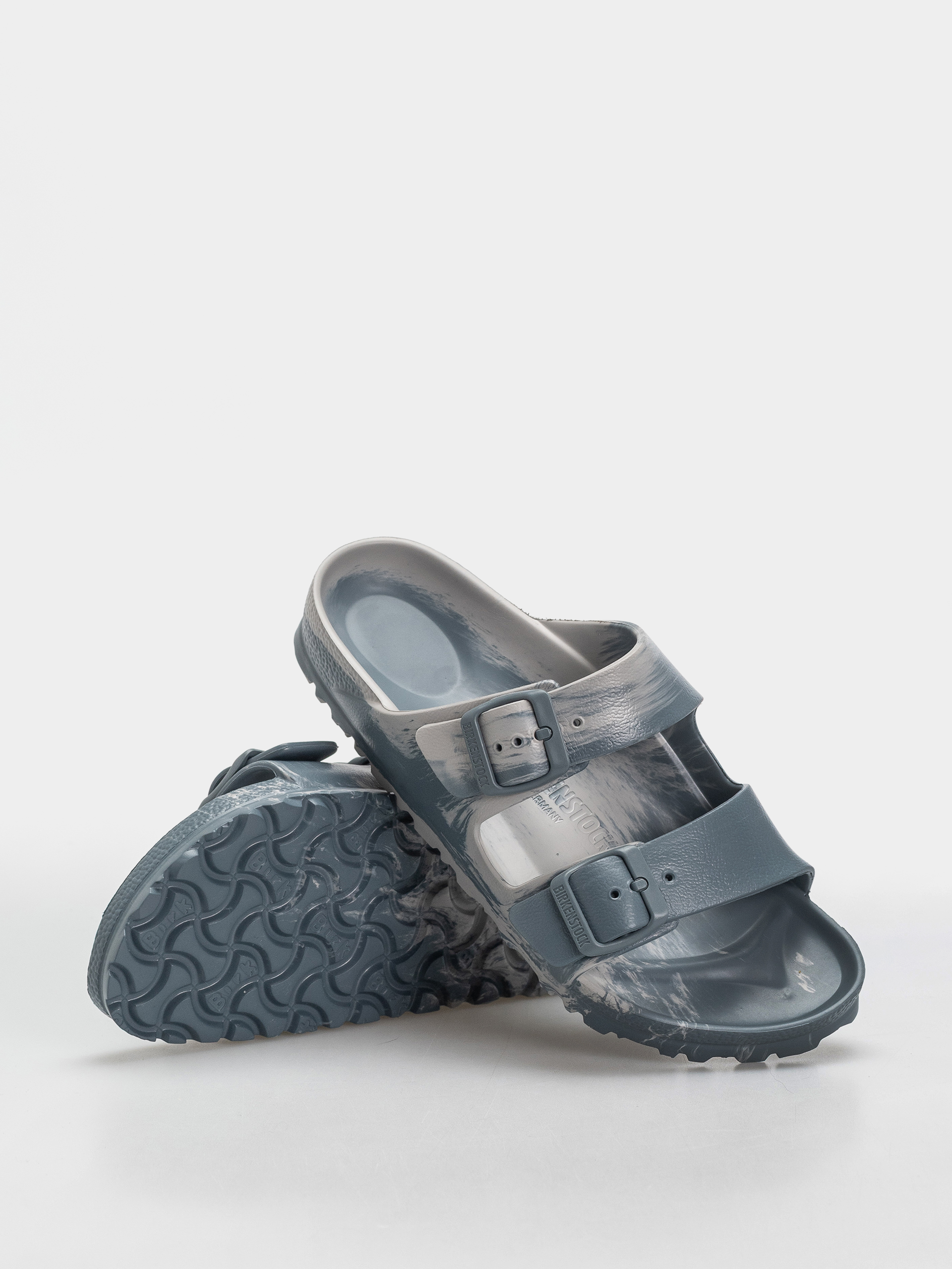 Šľapky Birkenstock Arizona Essentials EVA Narrow (basalt gray/stone coin multi)