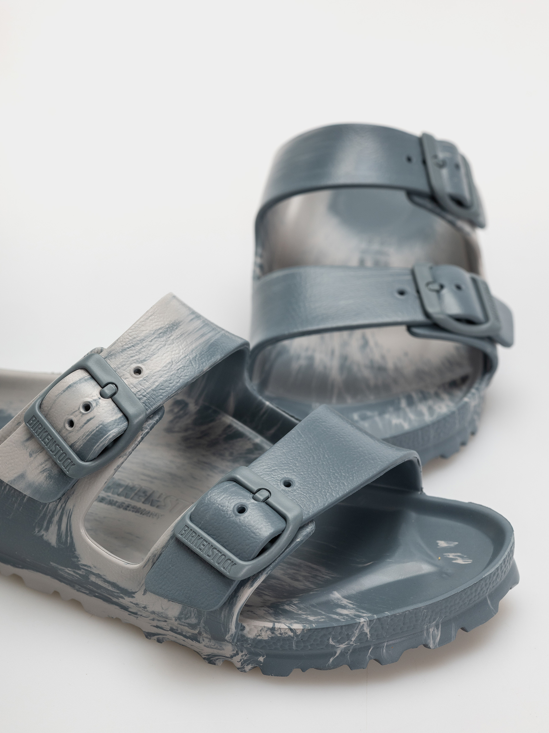 Šľapky Birkenstock Arizona Essentials EVA Narrow (basalt gray/stone coin multi)