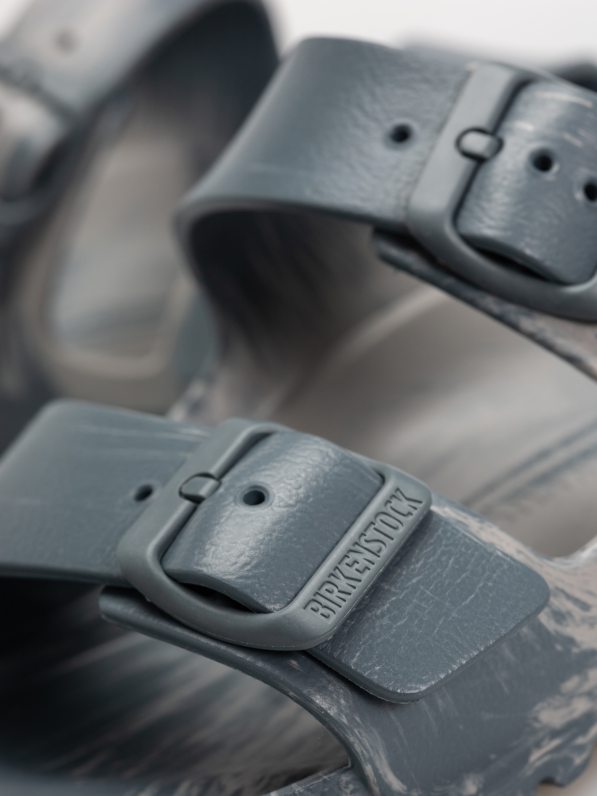 Šľapky Birkenstock Arizona Essentials EVA Narrow (basalt gray/stone coin multi)