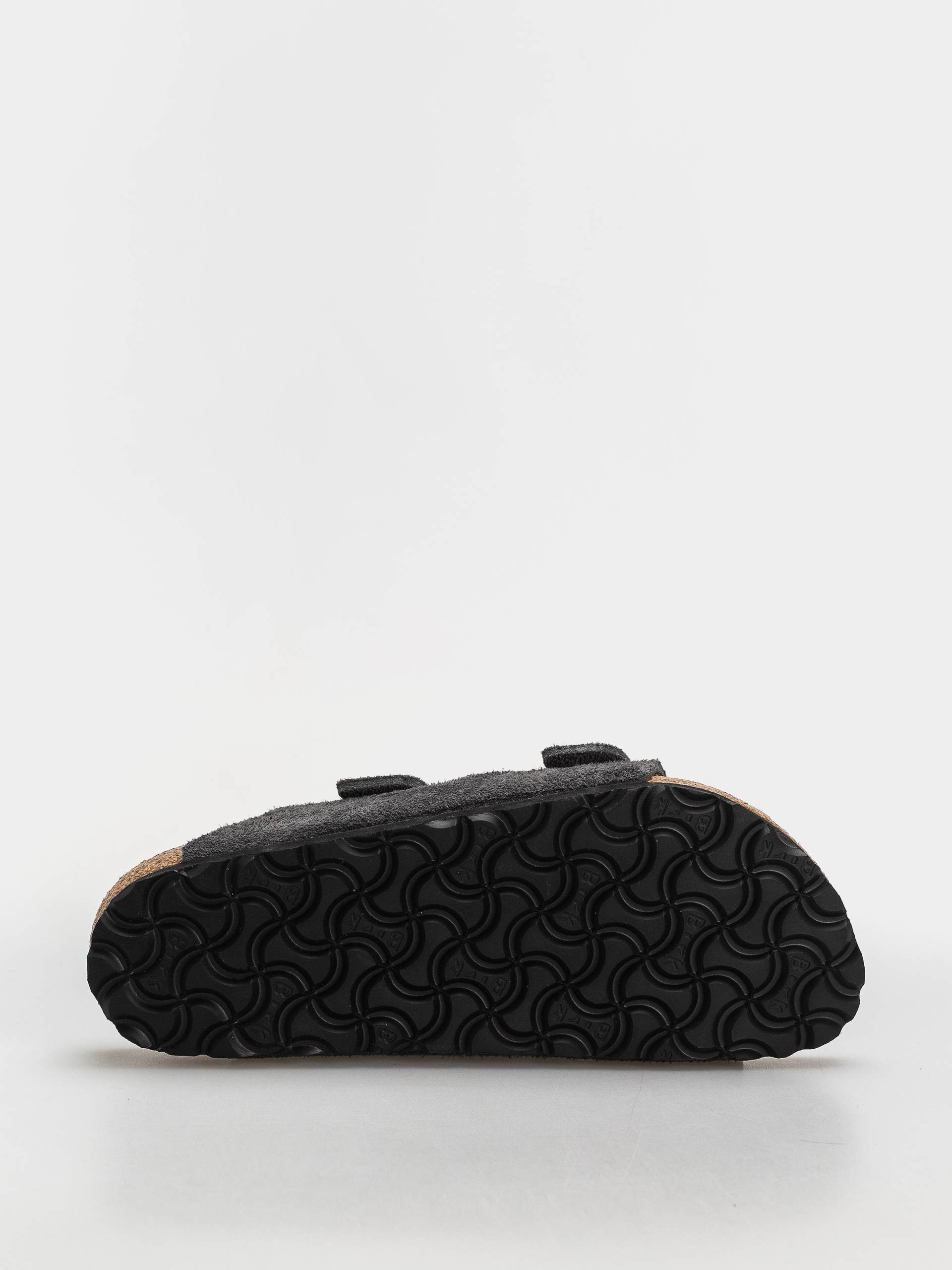 Šľapky Birkenstock Arizona Suede Leather Narrow (charcoal)