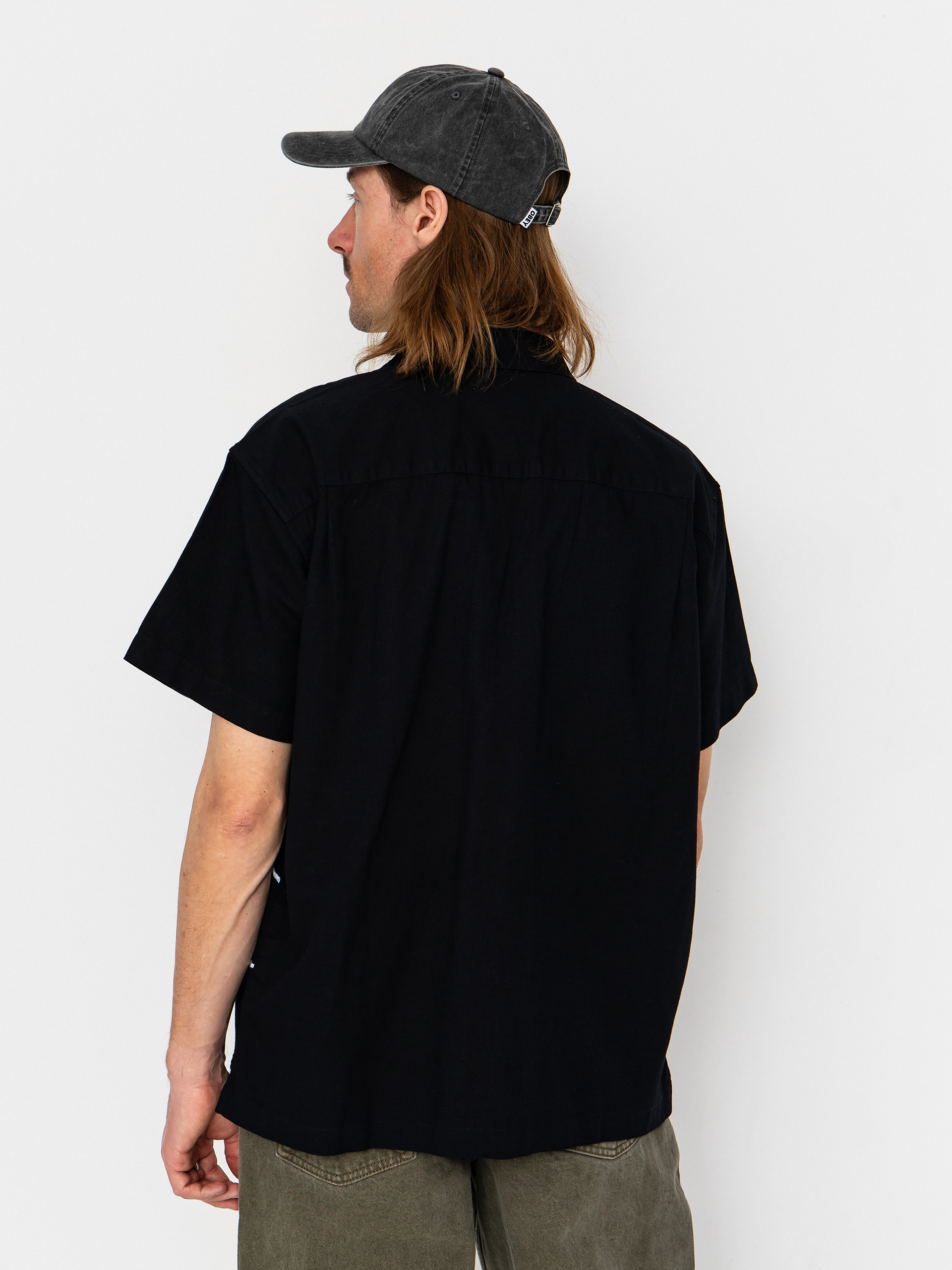 Košeľa OBEY Cliff (black)