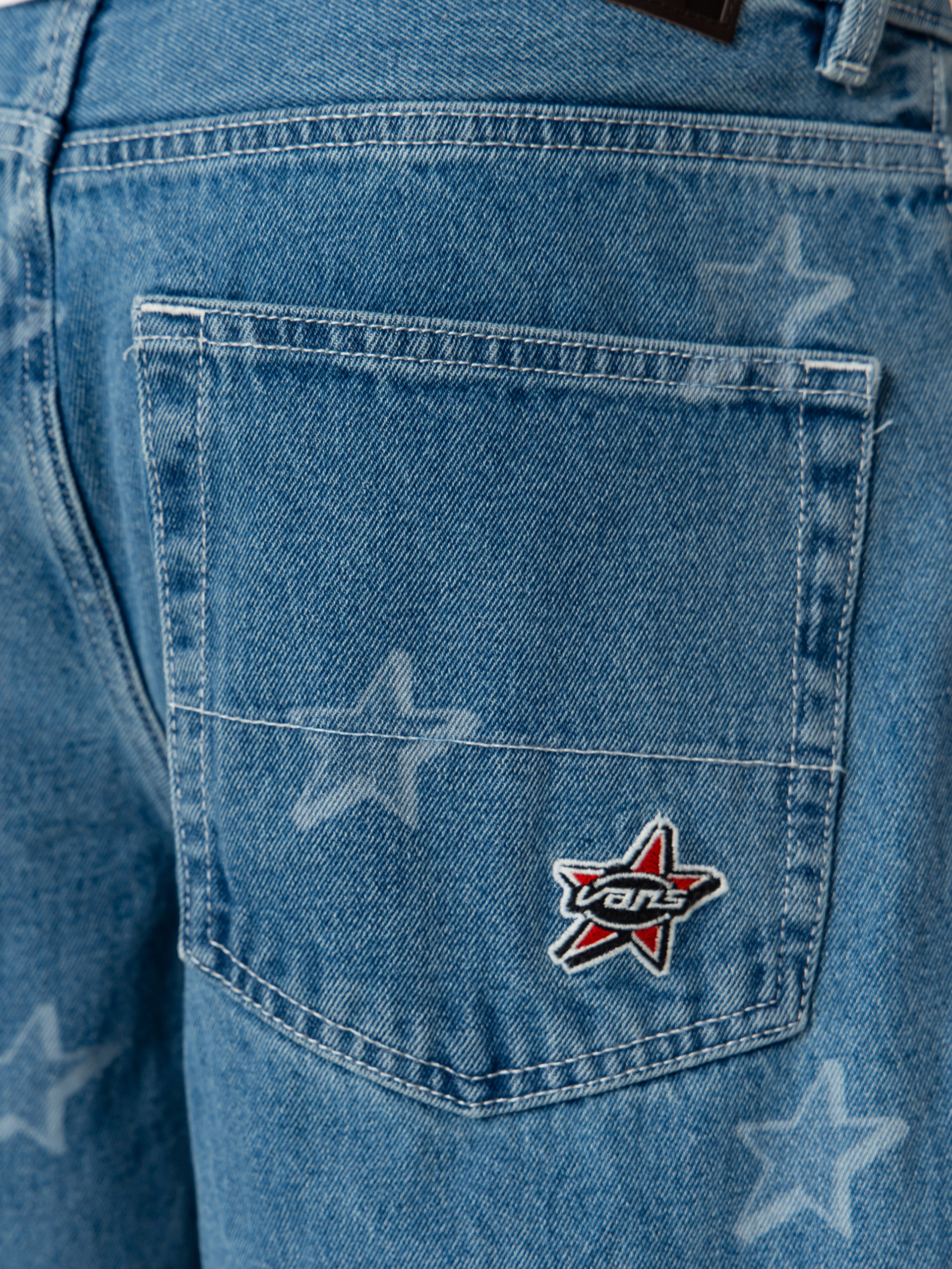 Nohavice Vans Check 5 Baggy Denim (stonewash/blue)