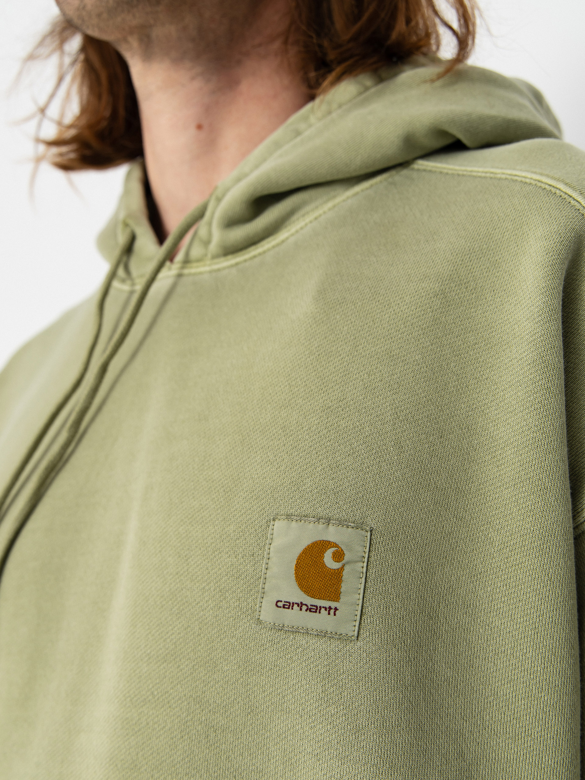 Mikina s kapucňou Carhartt WIP Nelson HD (gentle green)