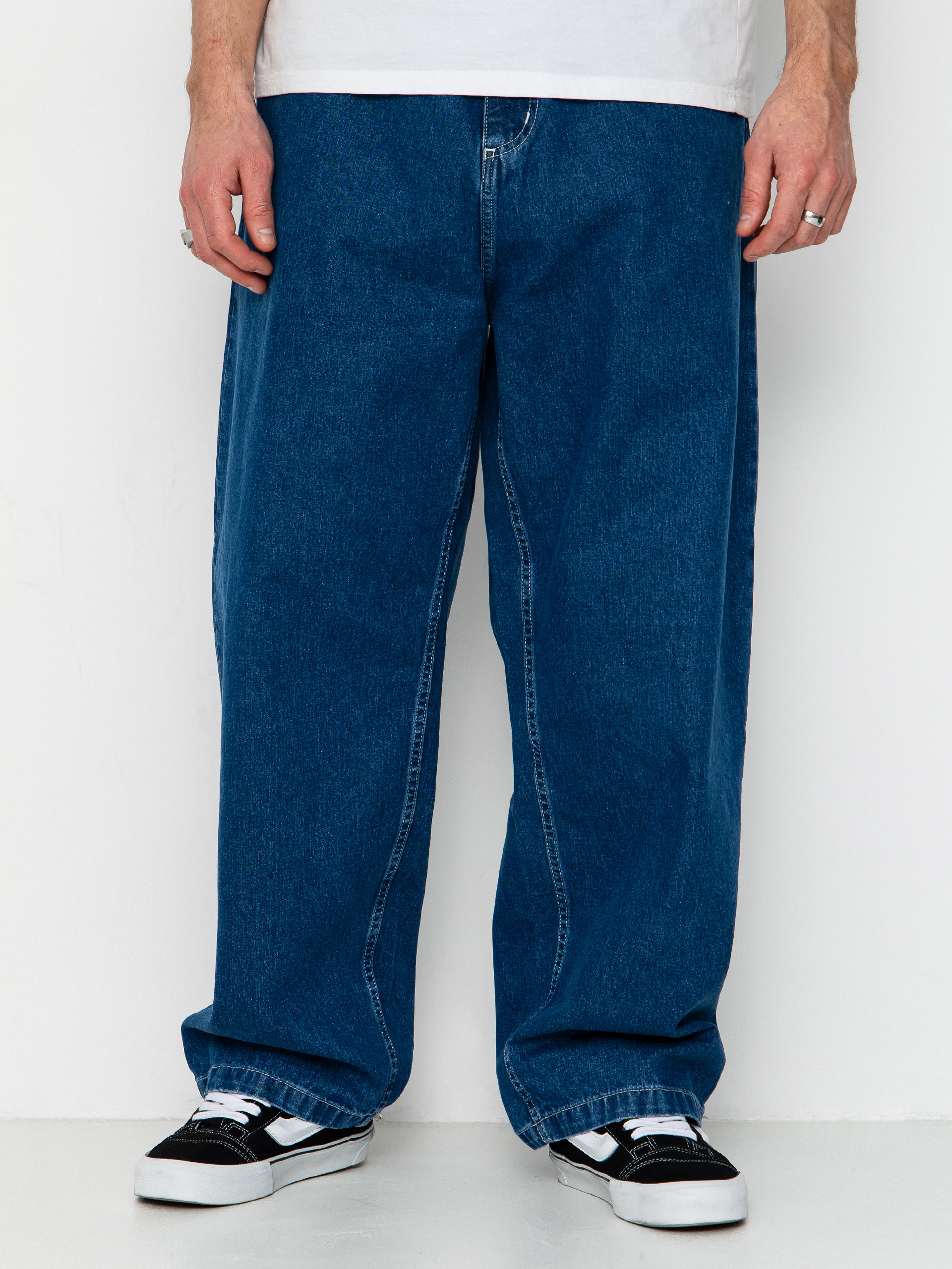 Nohavice Carhartt WIP Brandon (blue stone washed)