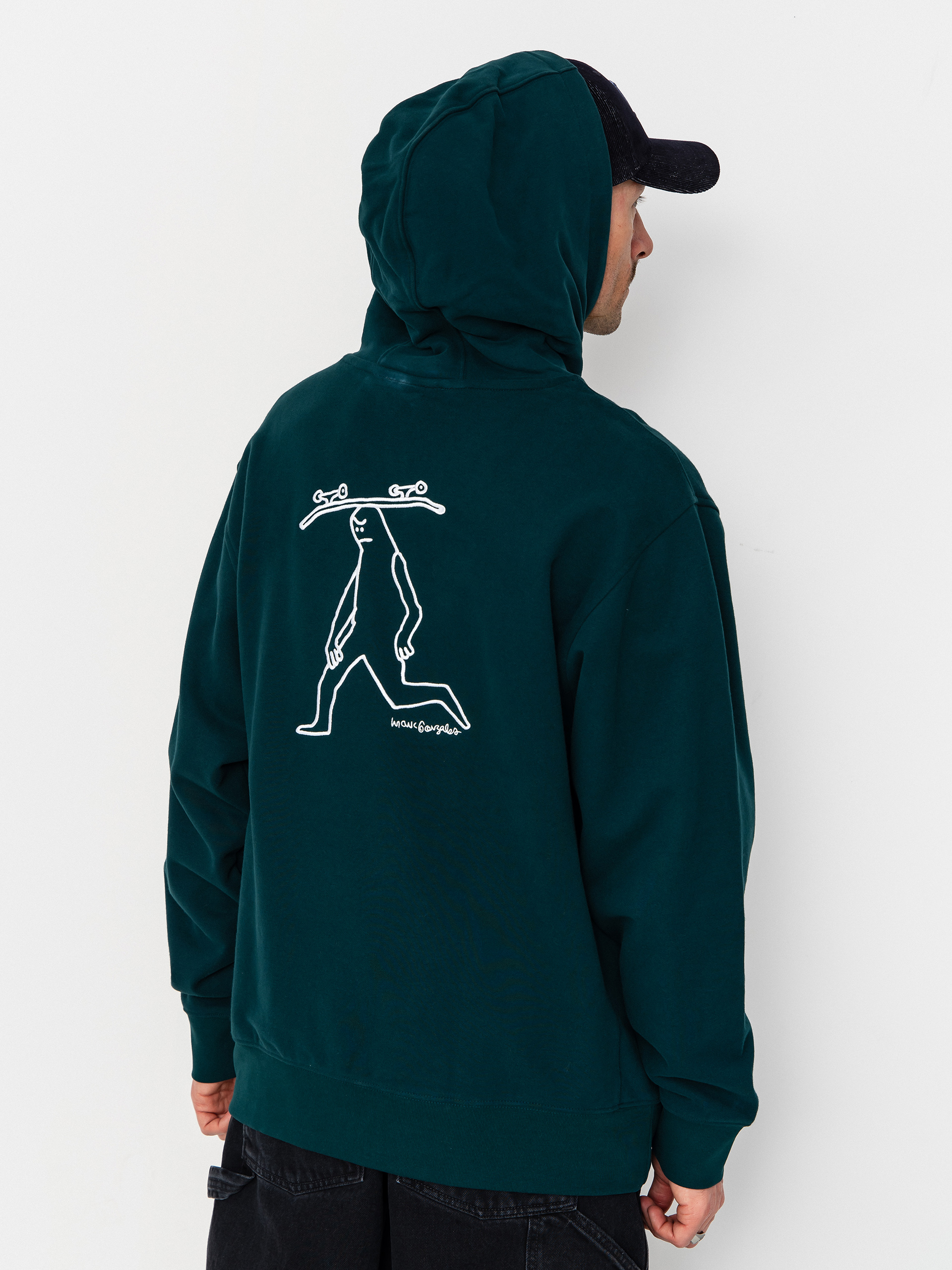 Mikina s kapucňou adidas Gonz Head HD (aurivy/black)