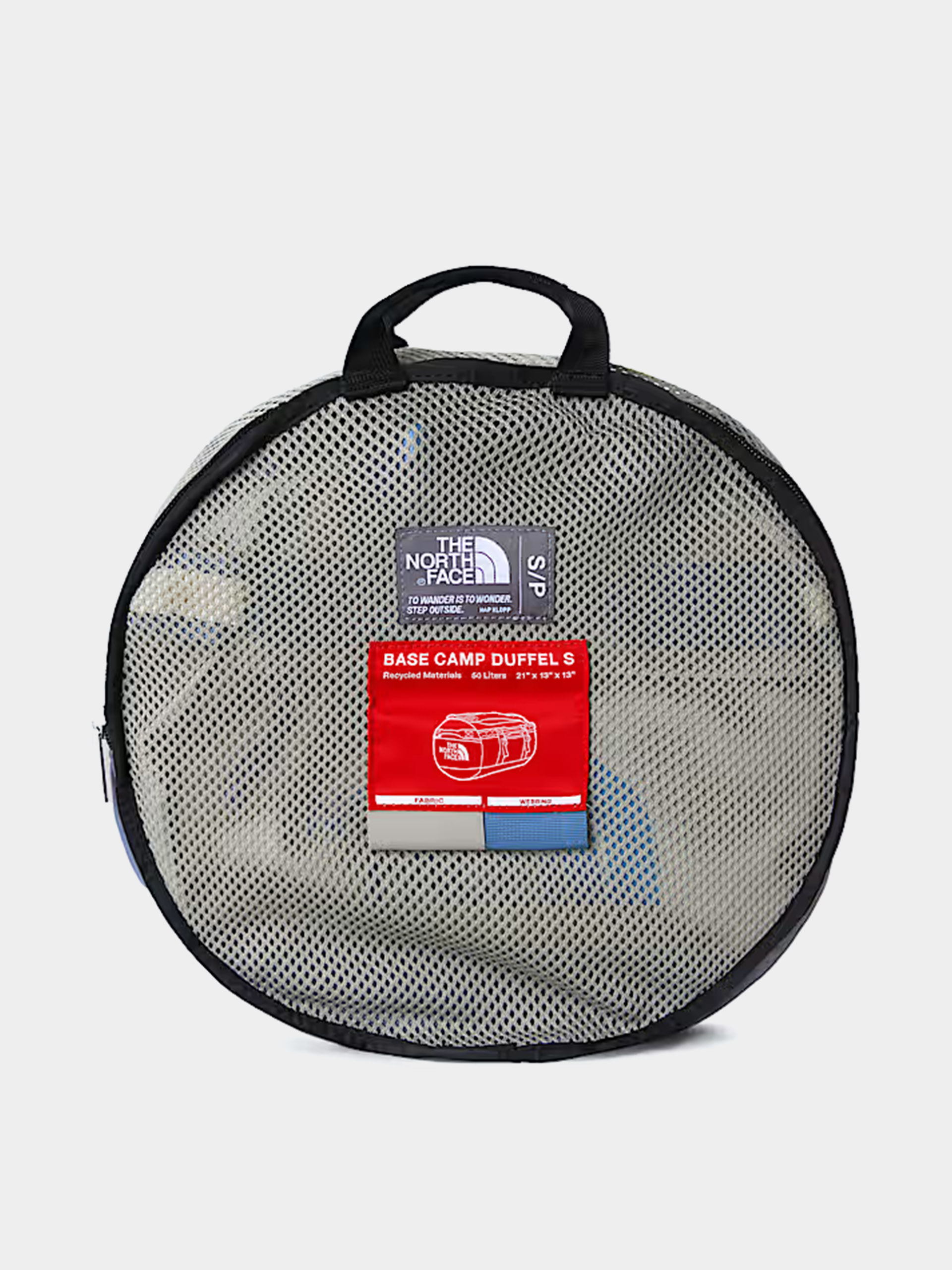 Taška The North Face Base Camp Duffel S (stone slab/gran)