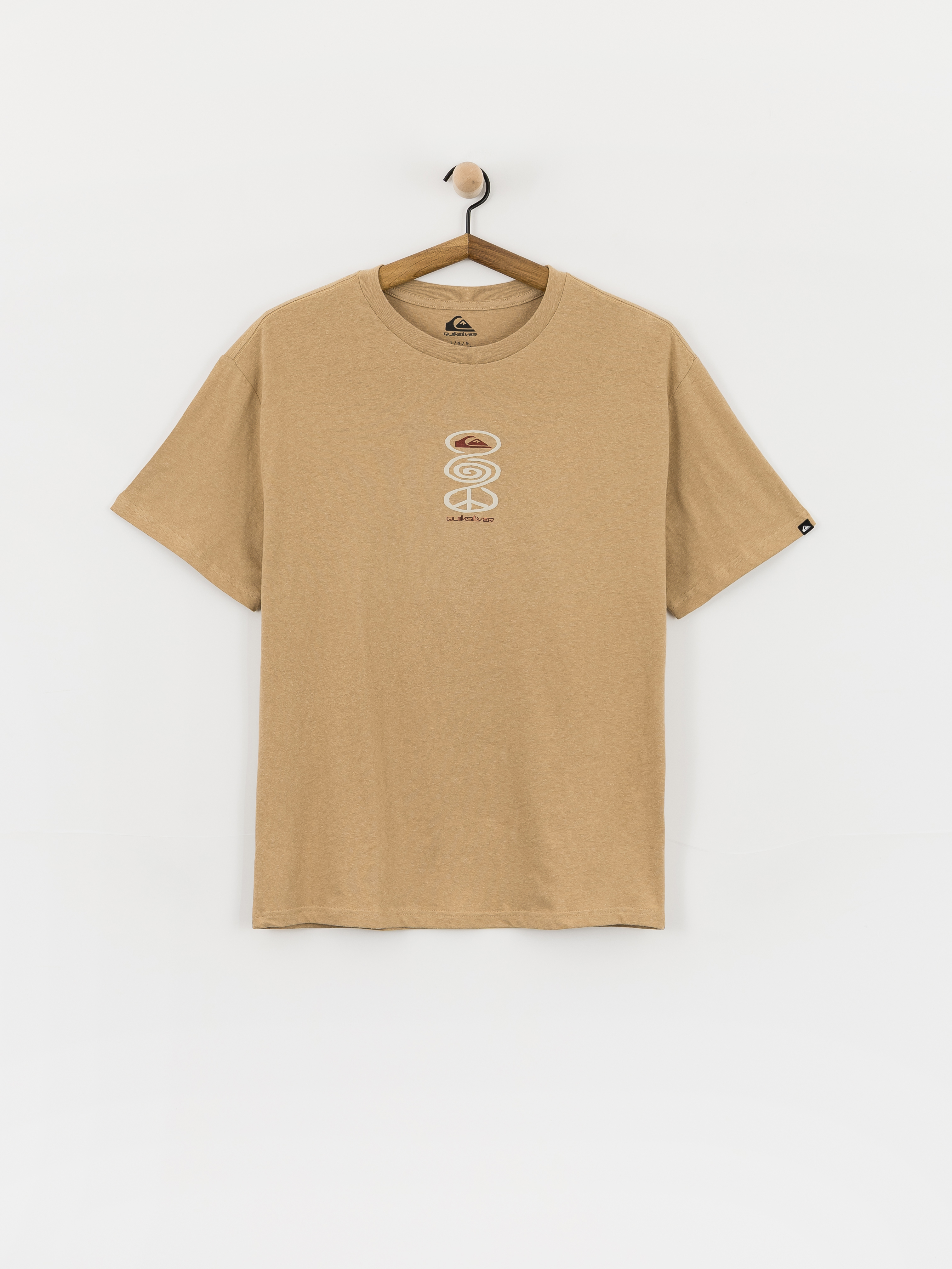 Tričko Quiksilver Harmony Spiral (khaki)