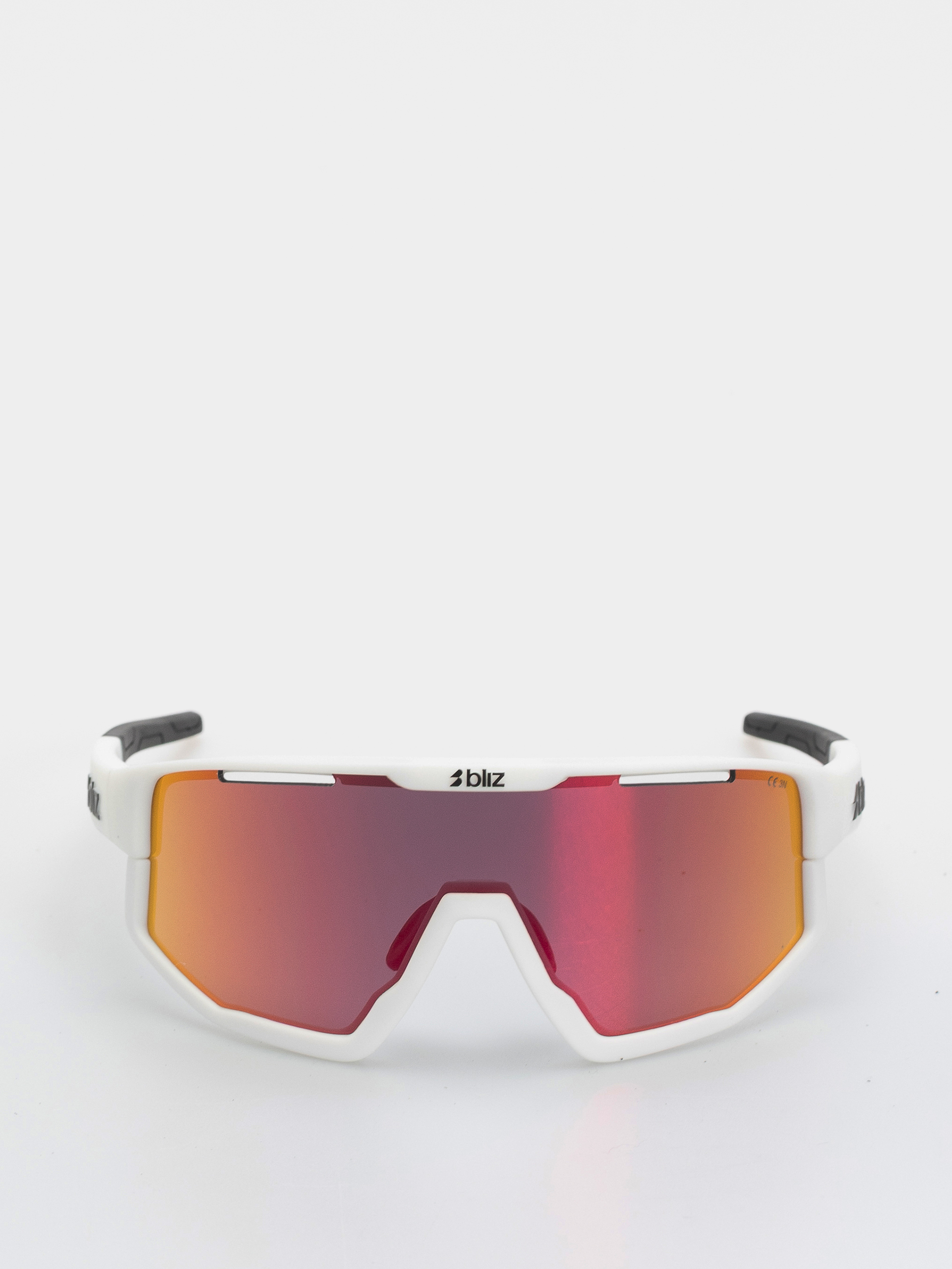 Slnečné okuliare Bliz Fusion (matt white/matt white jawbone + spare jawbone in black/smoke w red multi)