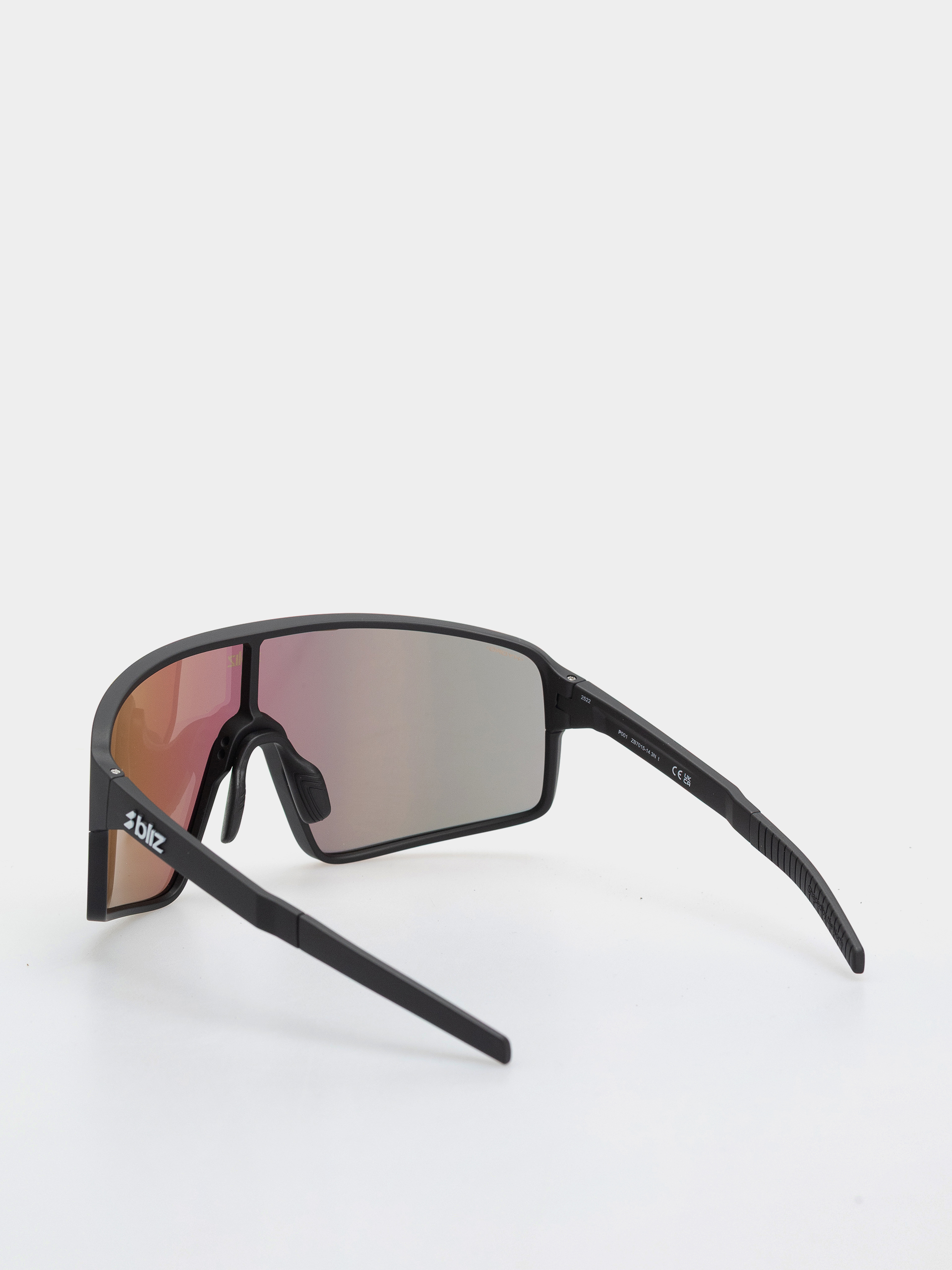 Slnečné okuliare Bliz P001 (matt black/brown w green multi)