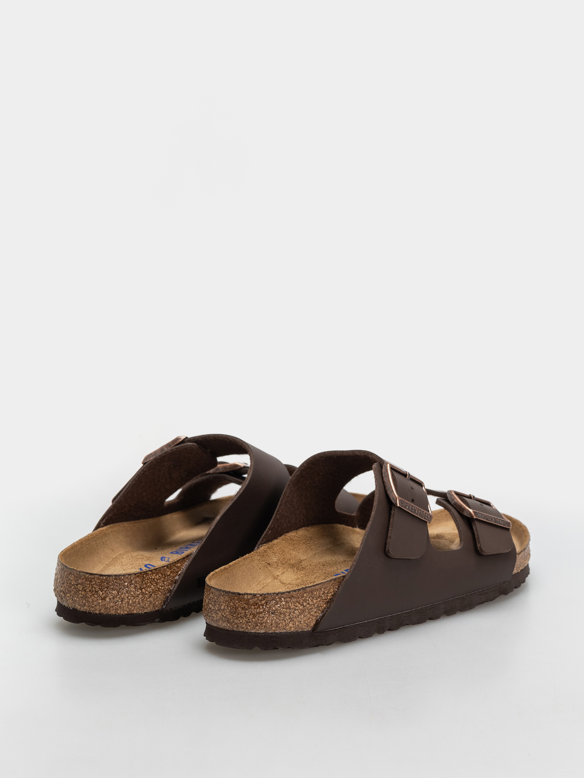 Šľapky Birkenstock Arizona Soft Footbed Birko Flor Regular (dark brown)