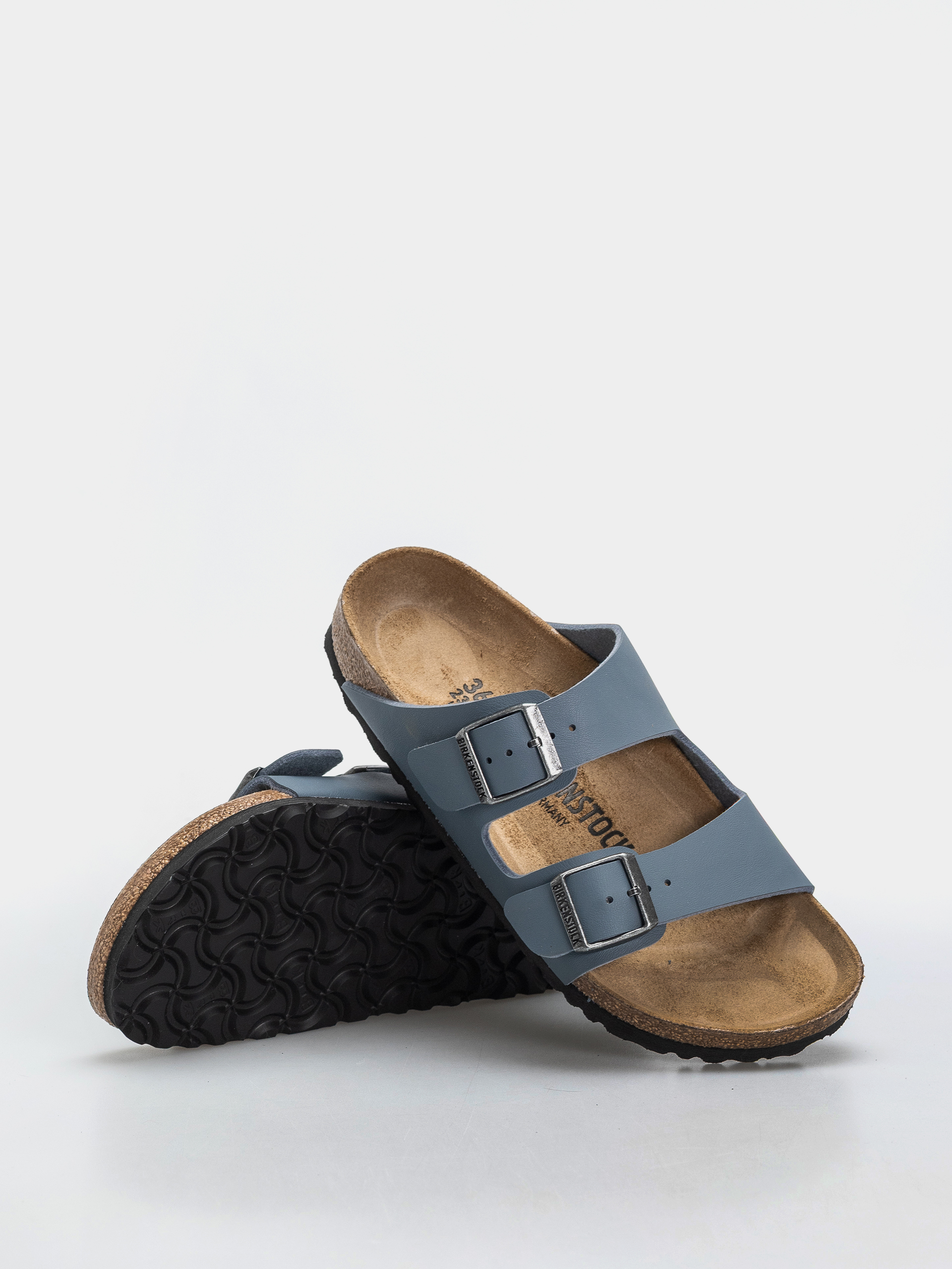Šľapky Birkenstock Arizona Birko Flor Narrow (basalt gray)