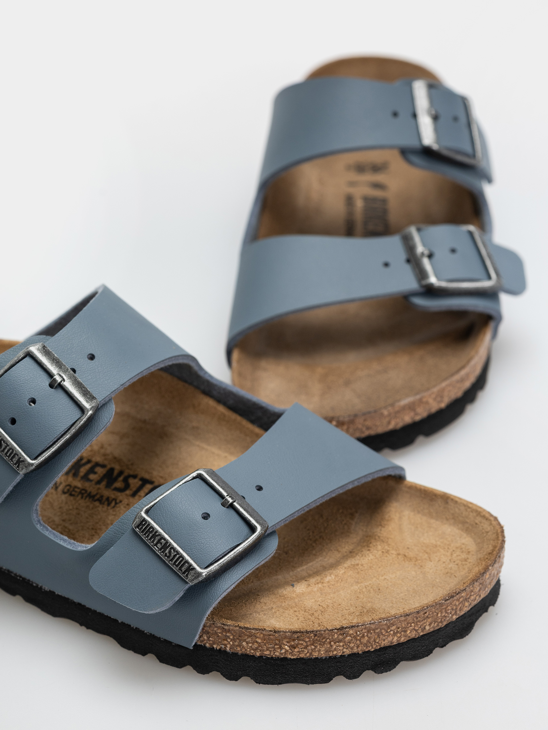 Šľapky Birkenstock Arizona Birko Flor Narrow (basalt gray)