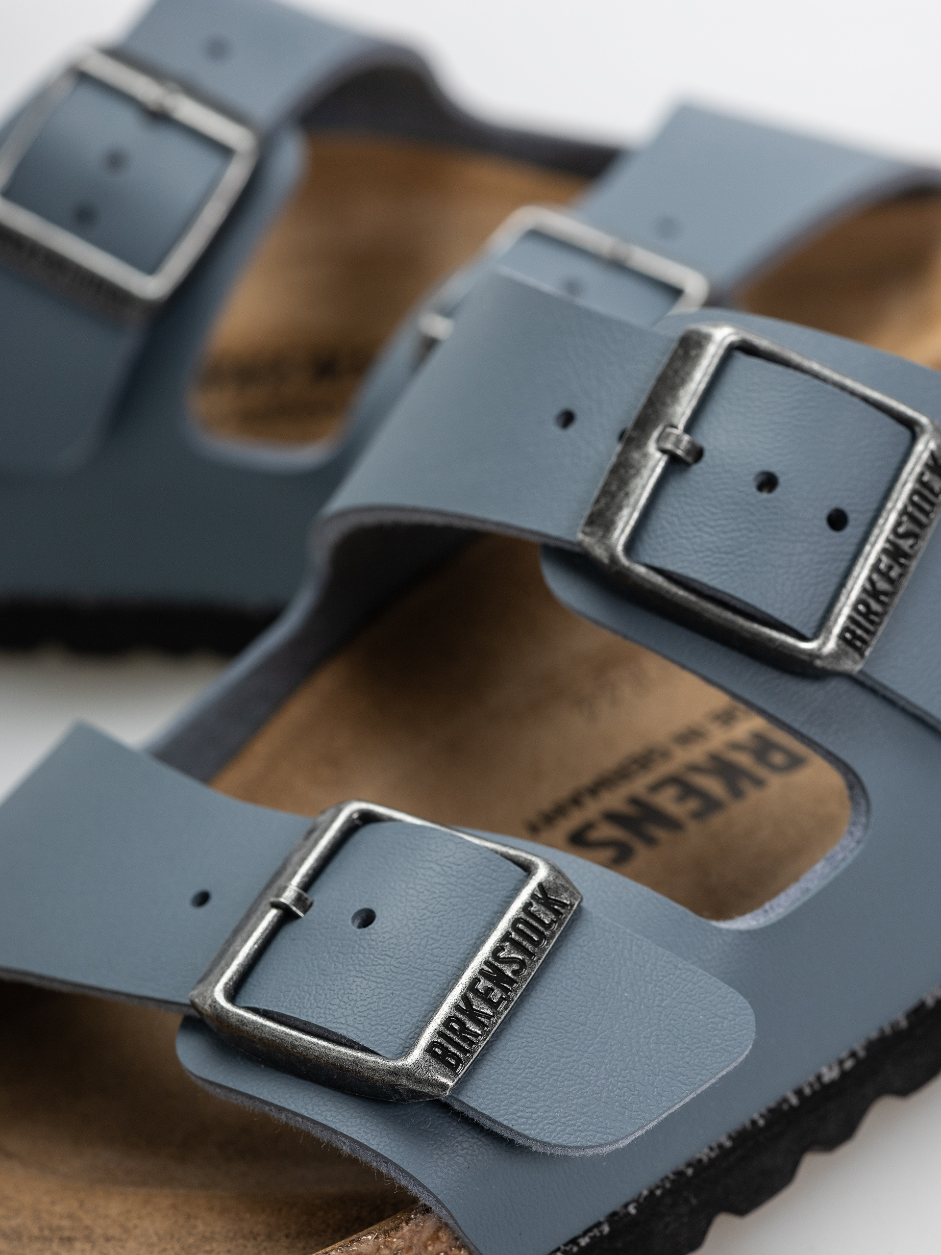 Šľapky Birkenstock Arizona Birko Flor Narrow (basalt gray)