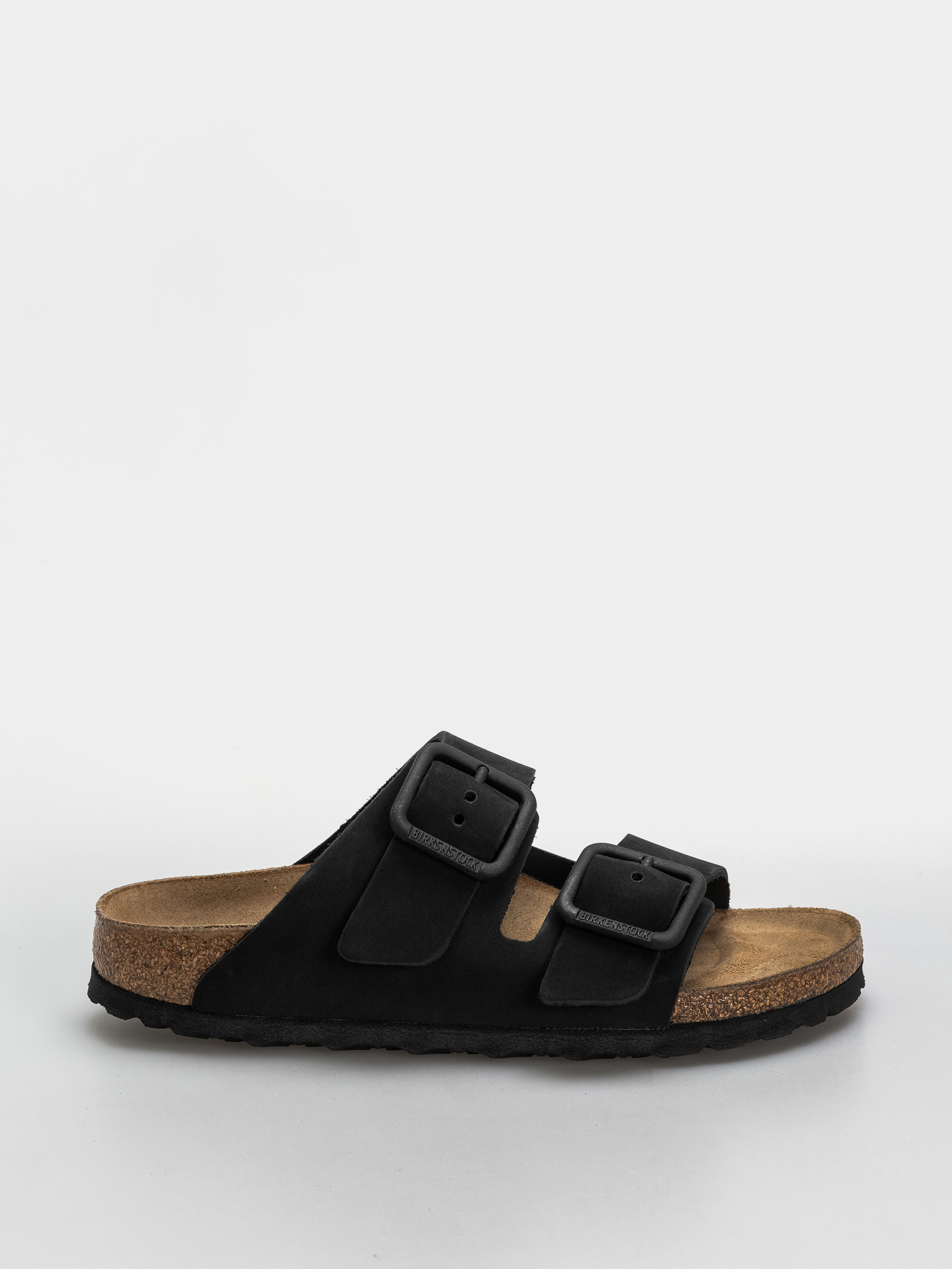 Šľapky Birkenstock Arizona Wire Buckle Nubuck Leather Narrow (black)