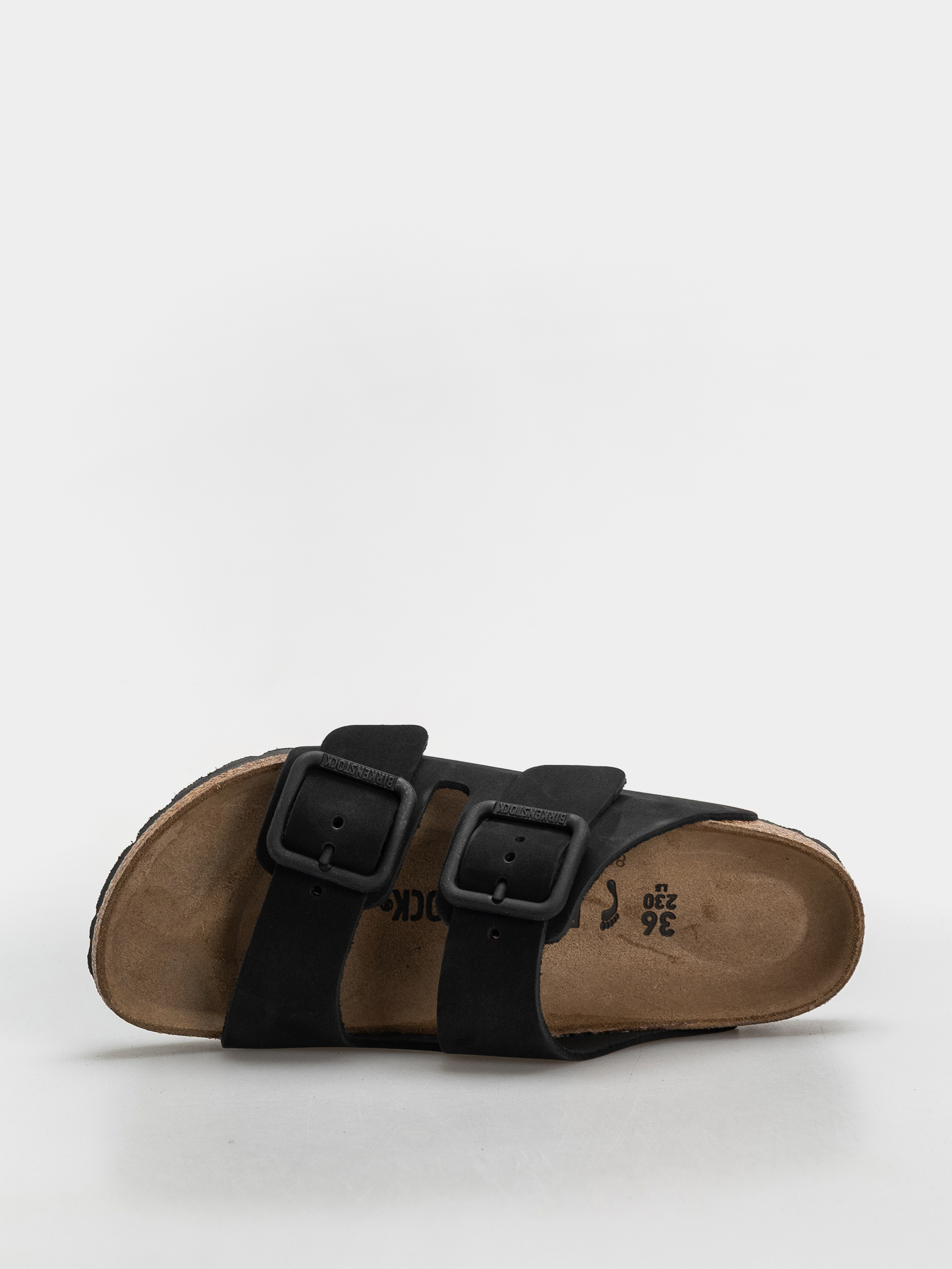 Šľapky Birkenstock Arizona Wire Buckle Nubuck Leather Narrow (black)