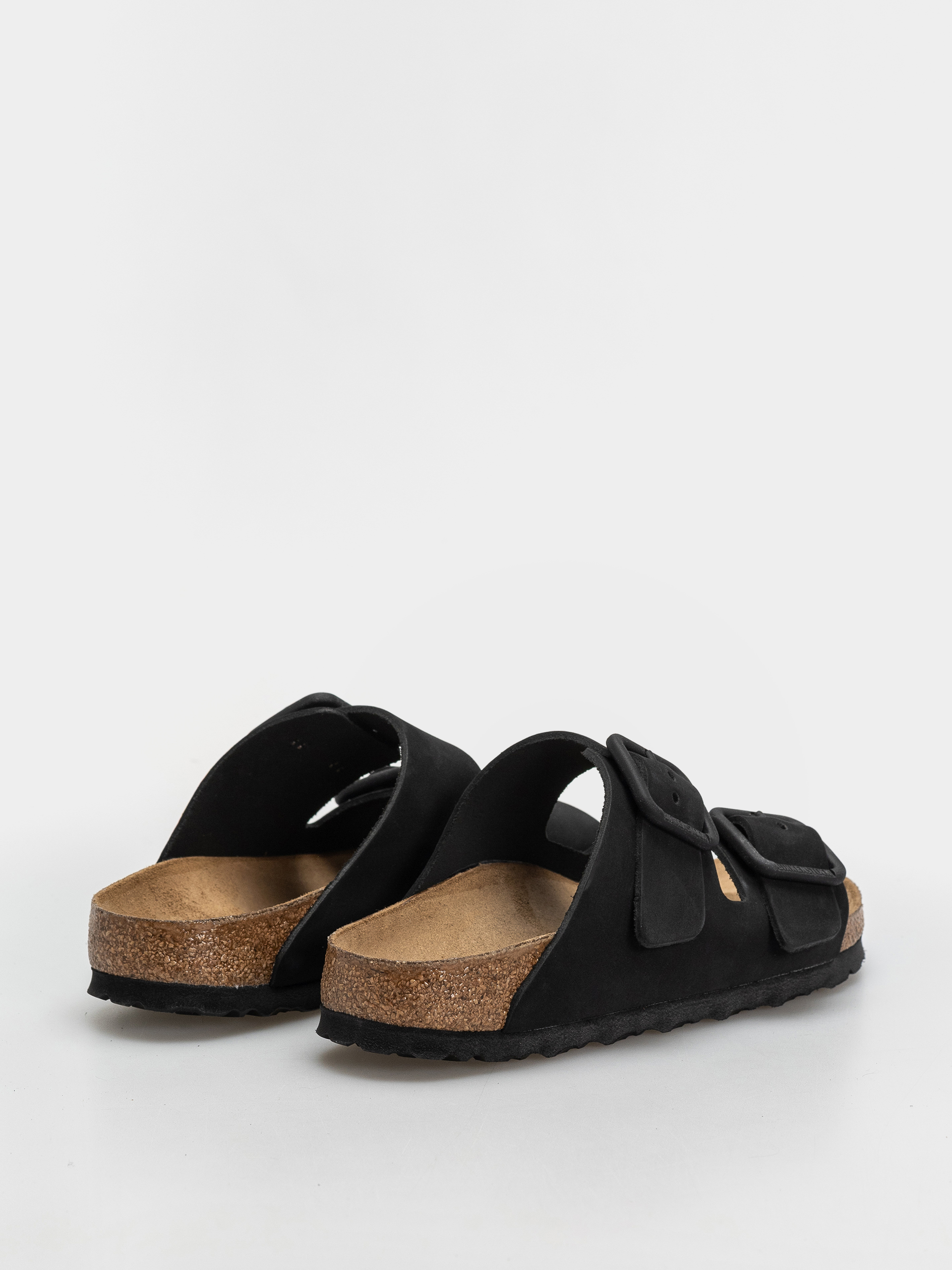 Šľapky Birkenstock Arizona Wire Buckle Nubuck Leather Narrow (black)