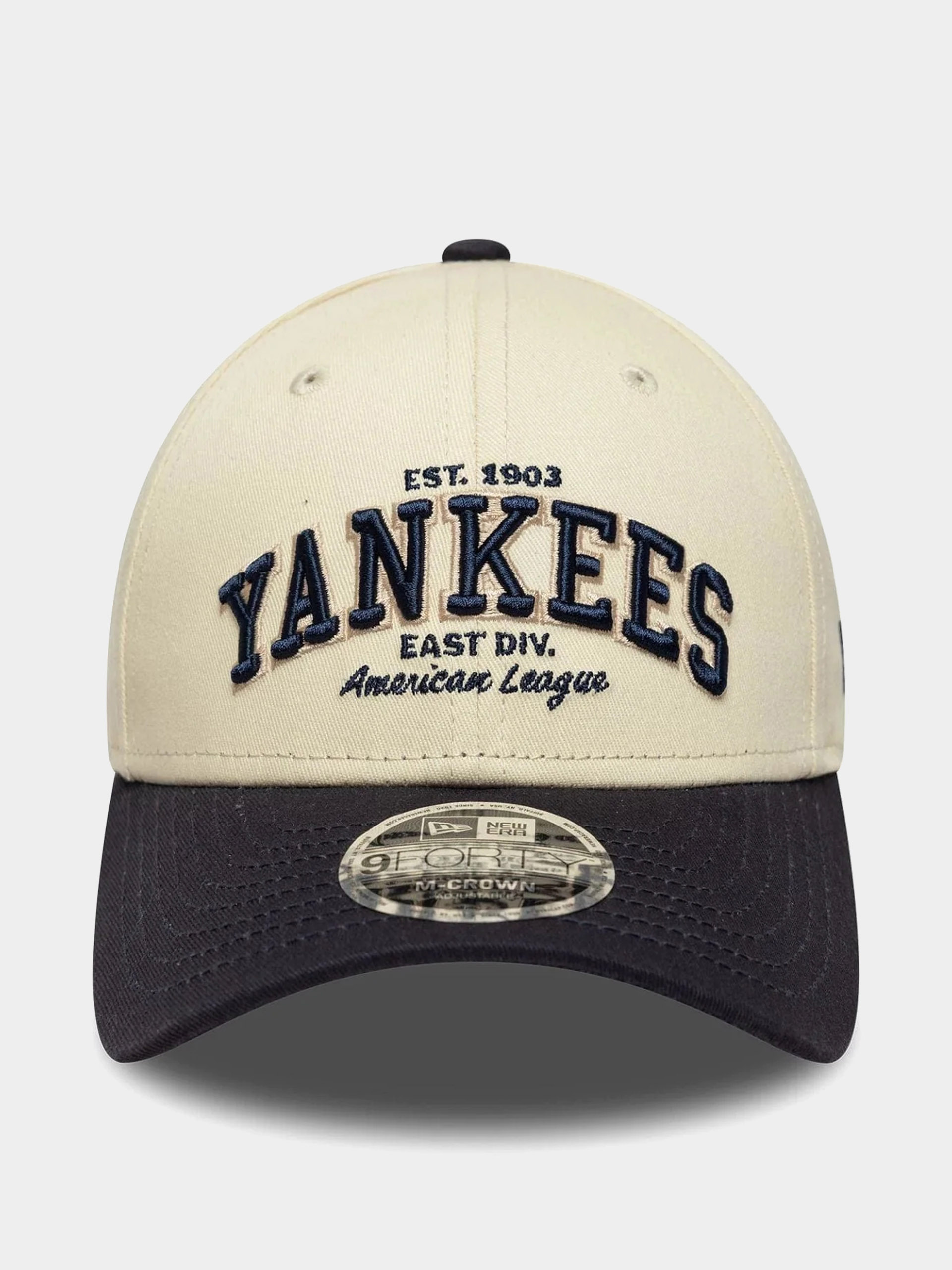 Šiltovka New Era Wordmark 9Forty Mc New York Yankees (light cream/navy)