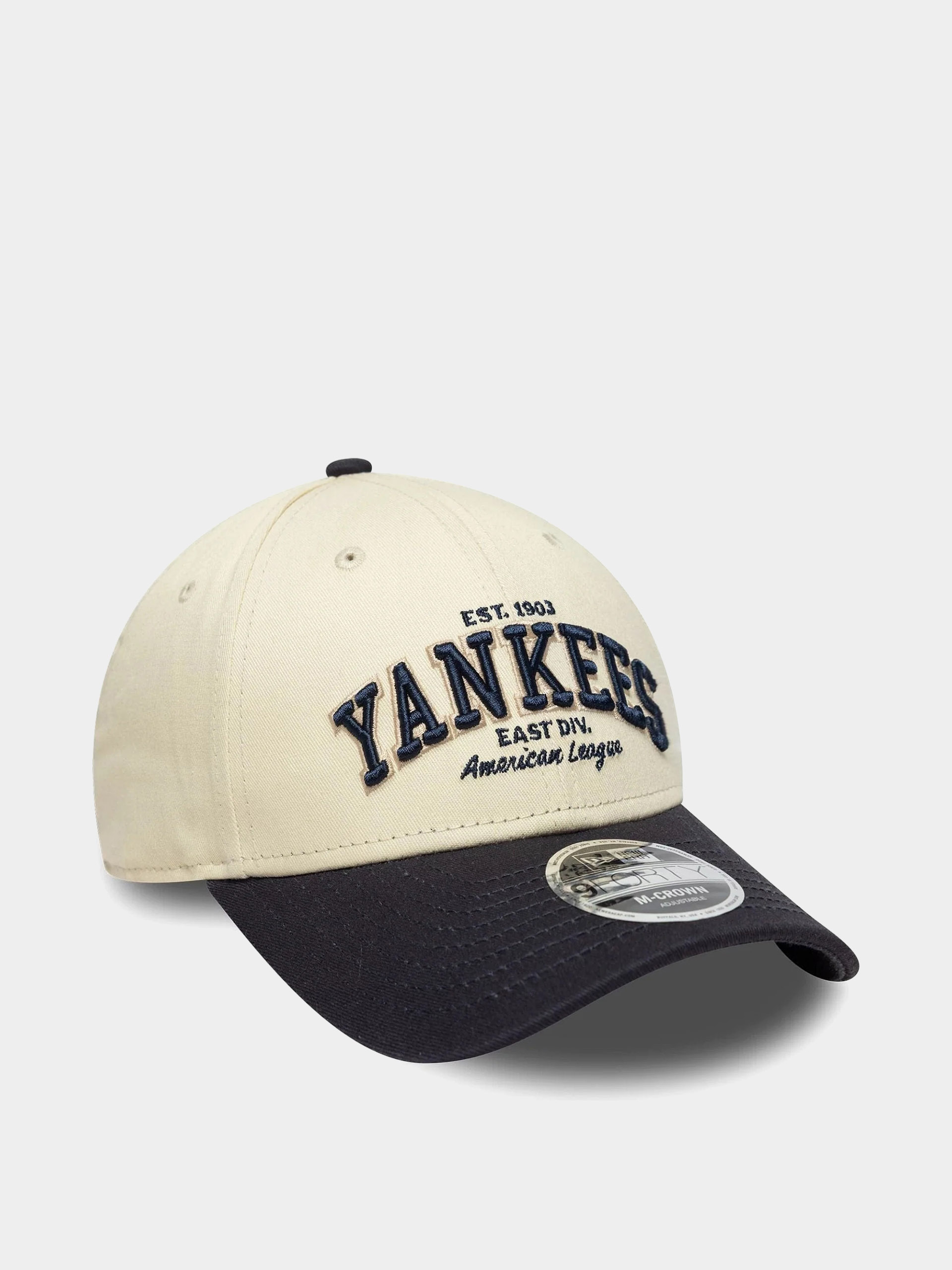 Šiltovka New Era Wordmark 9Forty Mc New York Yankees (light cream/navy)