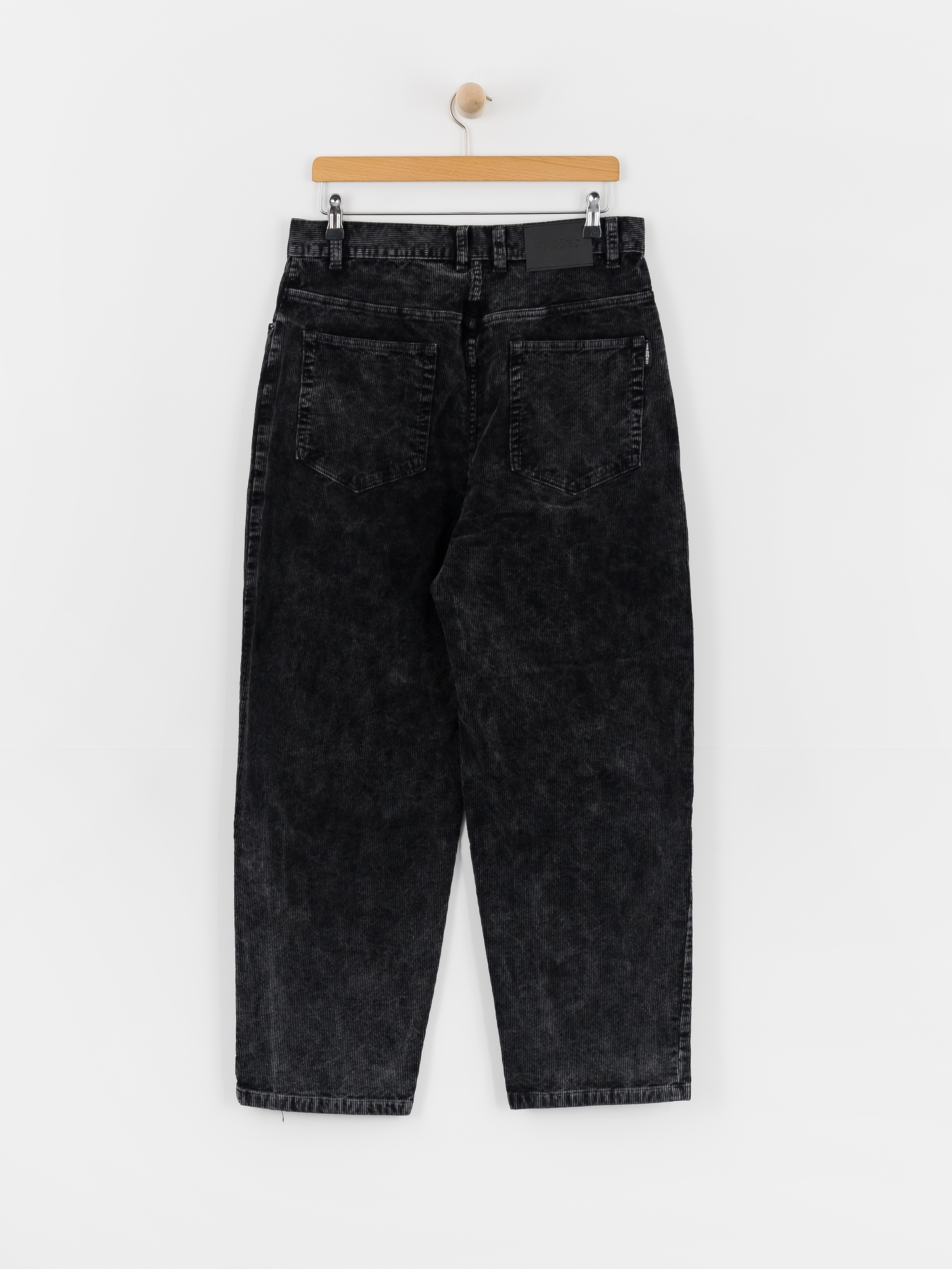 Nohavice Wasted Paris Faded Corduroy Casper (faded black)