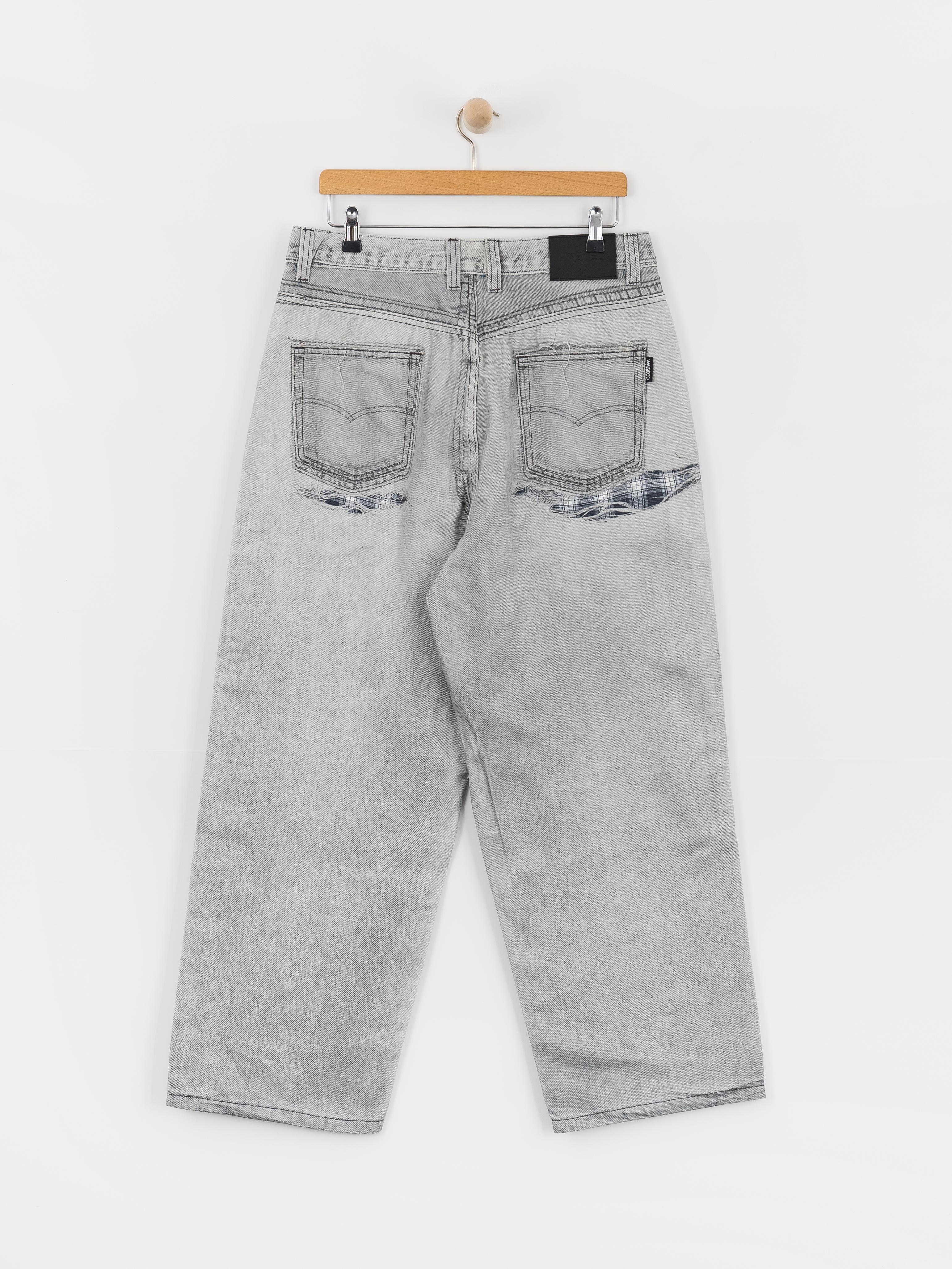 Nohavice Wasted Paris Trompe L'Oeil Grant (faded grey)